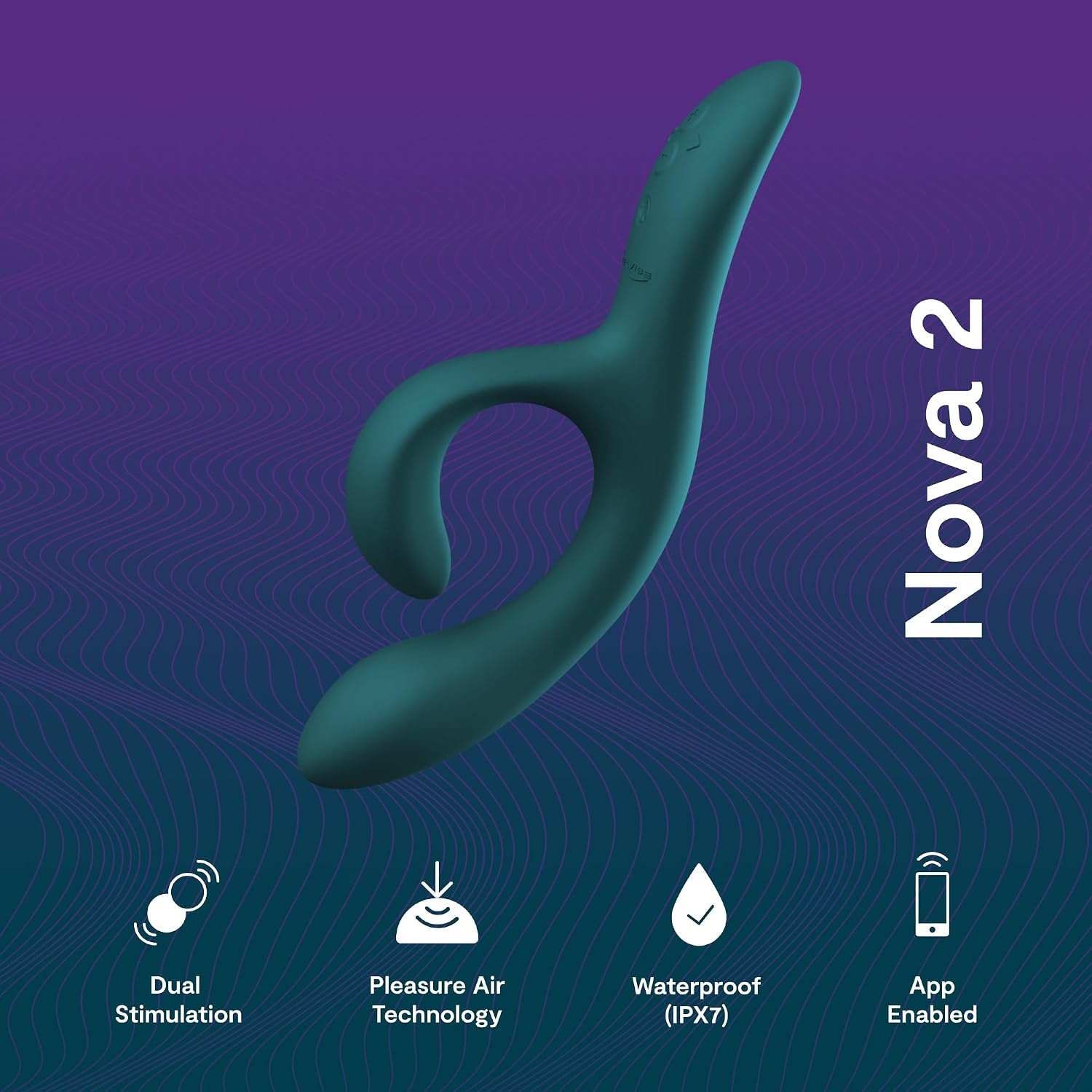 image:imageWeVibe Date Night Couples Sex Toy Kit G Spot Rabbit Vibrator amp Vibrating Cock Ring App Enabled His amp Hers Adult Sex Toys Dildo Clitoral Stimulator amp Penis Ring Vibrator Set Gifts for Couples
