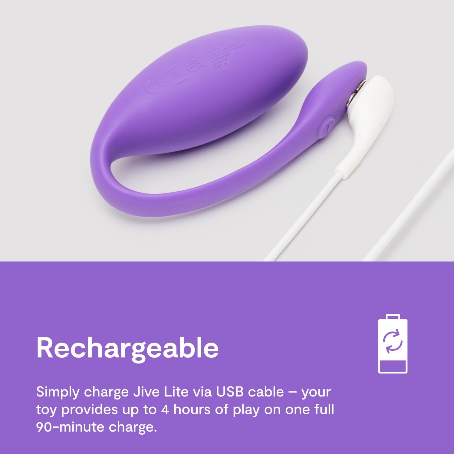 image:imageWeVibe Jive Lite Wearable Panty Vibrator for Women Discreet App Control G Spot Massager Adult Sex Toys with 10 Intensity Levels Egg Vibrators Gifts for Female Couples BlackPurple