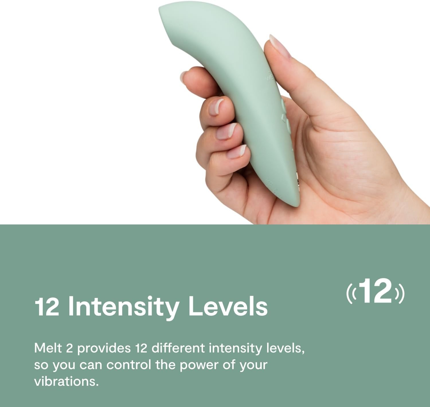 image:imageWeVibe Melt 2 Clitoris Vibrator Clitoral Stimulator Adult Sex Toys for Women Clit Sucker Female Personal Massager App Control Suction Masturbator 12 Intensities amp 6 Sucking Patterns Sage
