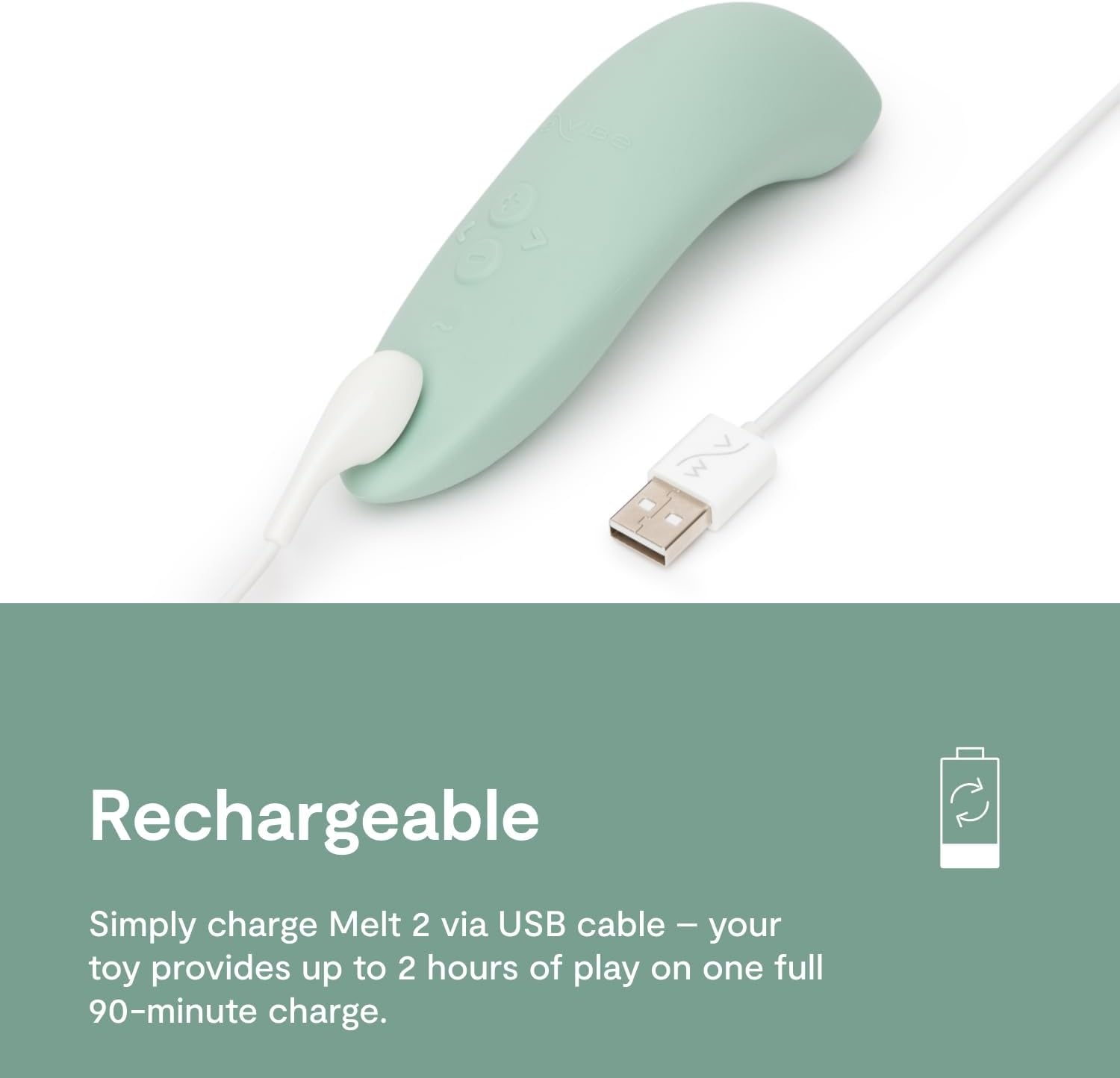image:imageWeVibe Melt 2 Clitoris Vibrator Clitoral Stimulator Adult Sex Toys for Women Clit Sucker Female Personal Massager App Control Suction Masturbator 12 Intensities amp 6 Sucking Patterns Sage