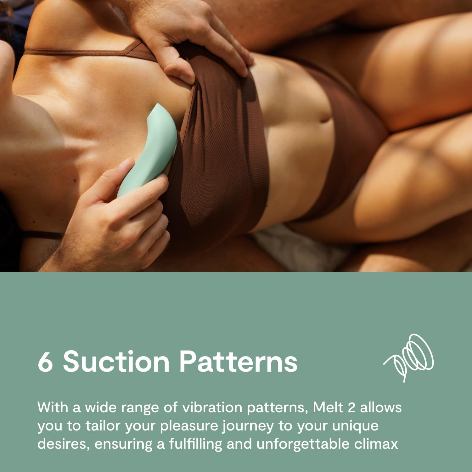 image:imageWeVibe Melt 2 Clitoris Vibrator Clitoral Stimulator Adult Sex Toys for Women Clit Sucker Female Personal Massager App Control Suction Masturbator 12 Intensities amp 6 Sucking Patterns Sage