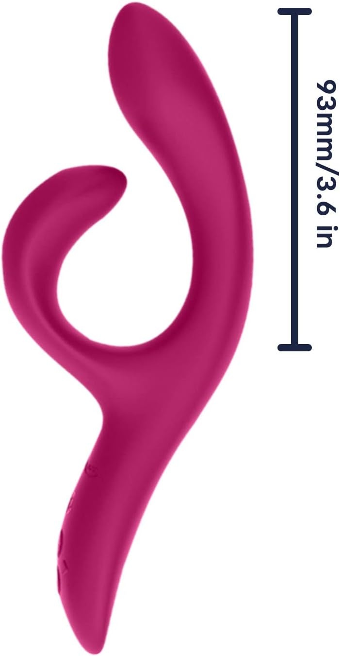 image:imageWeVibe Nova 2 Dual Rabbit Vibrator for Women Dildo Vibrator Adult Sex Toy Female Clitoral Stimulator G Spot Massager with 10 Vibration Modes Remote App Control Sex Toy for Couples BlueFuchsia