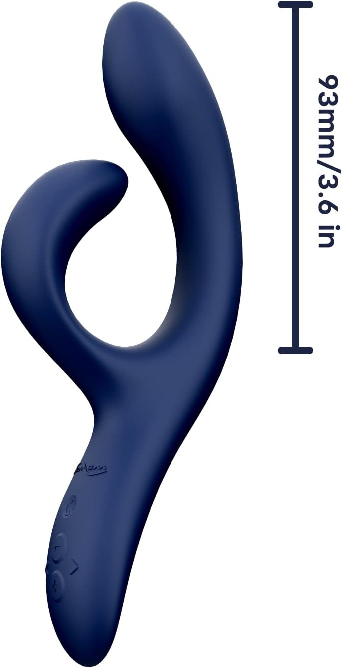image:imageWeVibe Nova 2 Dual Rabbit Vibrator for Women Dildo Vibrator Adult Sex Toy Female Clitoral Stimulator G Spot Massager with 10 Vibration Modes Remote App Control Sex Toy for Couples BlueBlue
