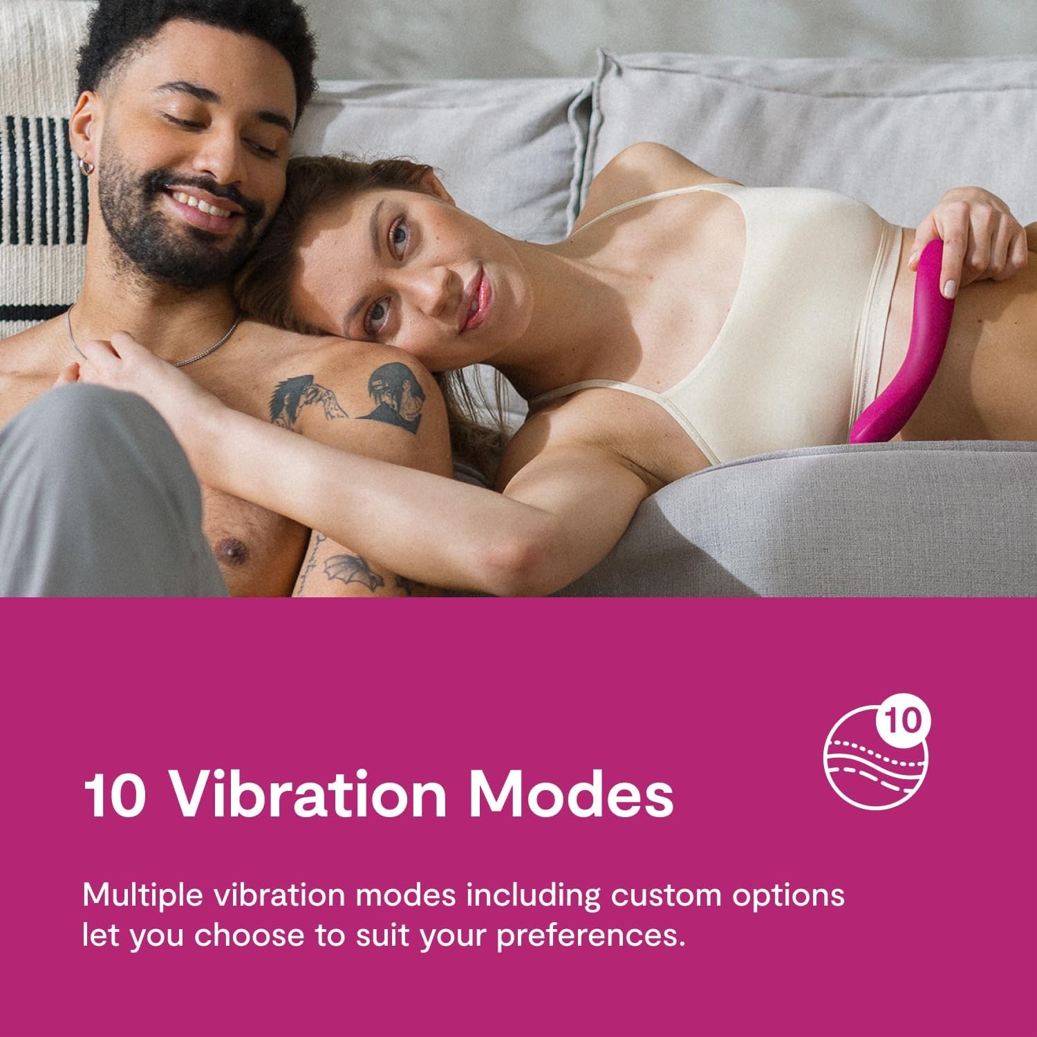 image:imageWeVibe Rave 2 G Spot Vibrator App Controlled GSpot Stimulator Vibrator Dildo Adult Sex Toy for Women amp Couples Personal Massager with 10 Vibration Modes Waterproof amp Rechargeable Pink