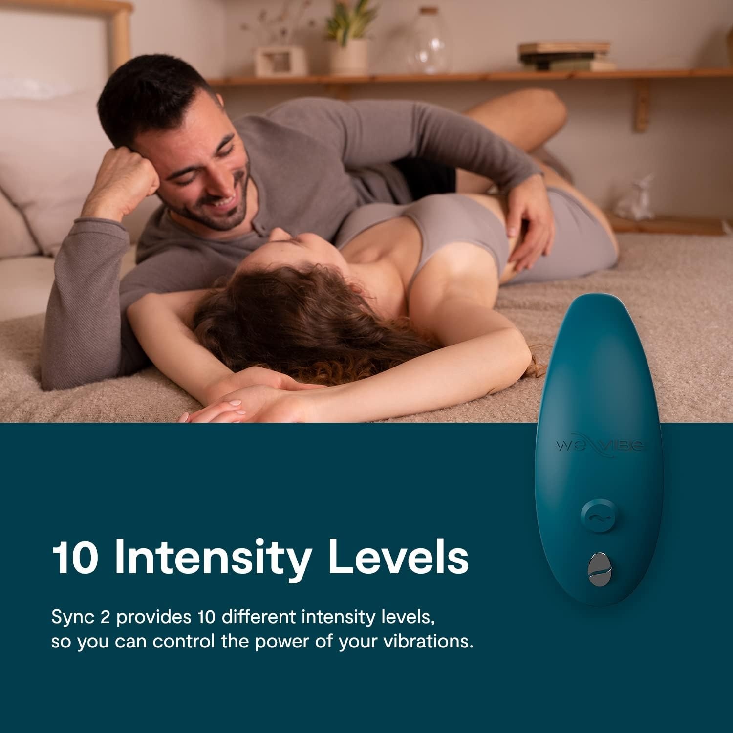 image:imageWeVibe Sync 2 Couples Vibrator Wearable Remote Control Vibrating Adult Sex Toy App Controlled G Spot amp Clitoral Stimulator Dual Stimulation with 10 Speeds Waterproof amp Rechargeable PurpleGreen