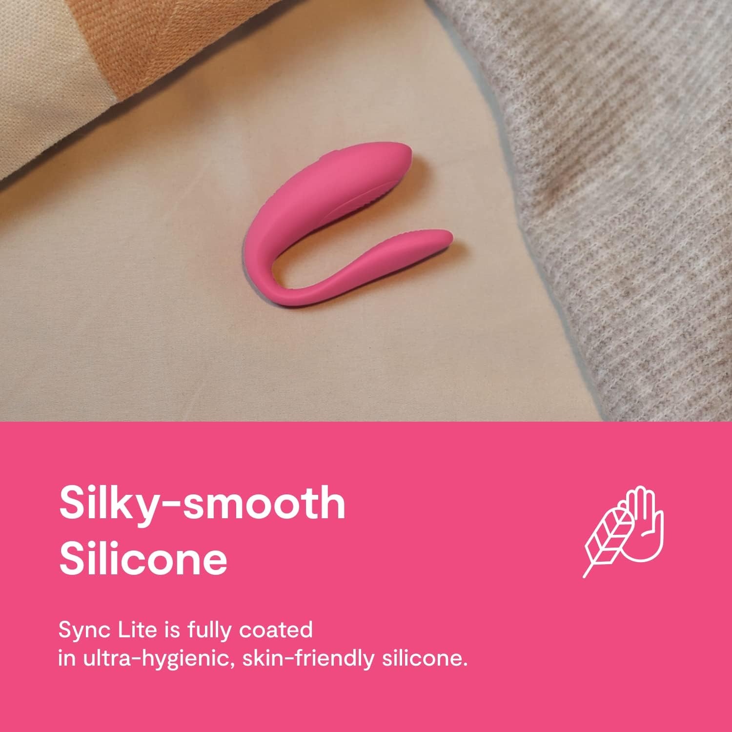 image:imageWeVibe Sync Lite Couples Vibrator Wearable App Control Vibrating Adult Sex Toy G Spot amp Clitoral Stimulator Dual Stimulation with 10 Speeds Adults Sex Toys for Couples Rechargeable AquaSync Lite