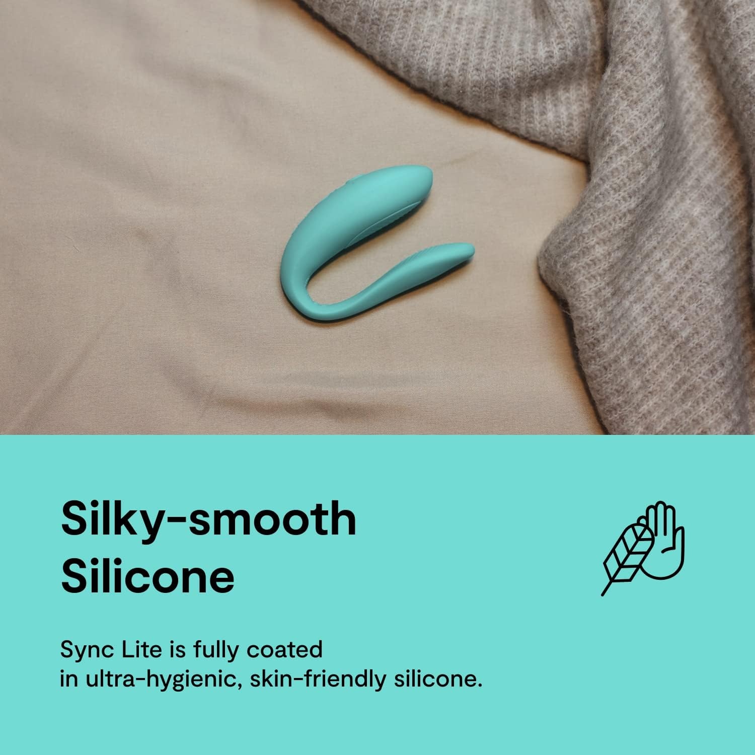 image:imageWeVibe Sync Lite Couples Vibrator Wearable App Control Vibrating Adult Sex Toy G Spot amp Clitoral Stimulator Dual Stimulation with 10 Speeds Adults Sex Toys for Couples Rechargeable AquaSync Lite