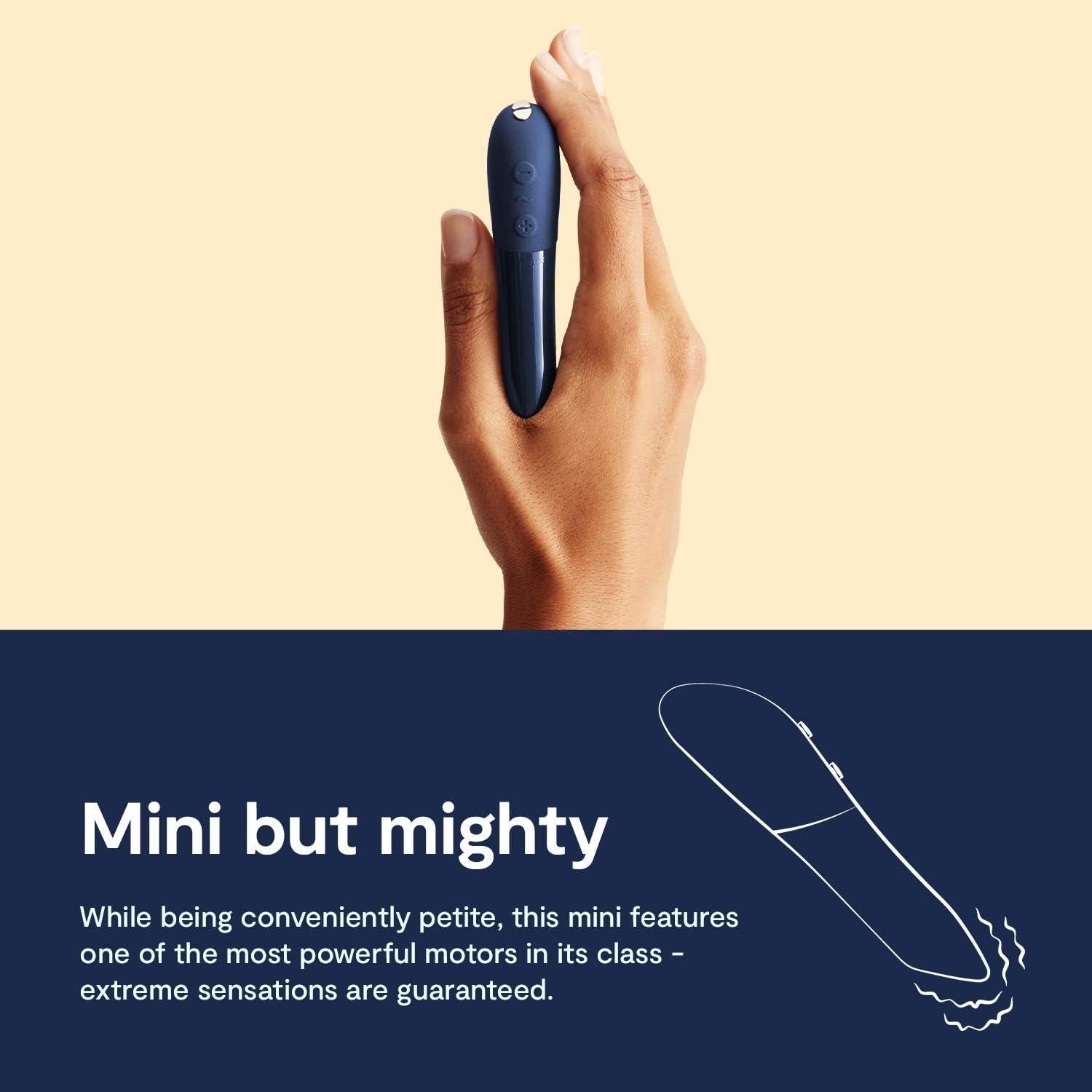 image:imageWeVibe Tango X Bullet Vibrator Sex Toy Adult Toys for Women amp Couples Vibrating Sex Toy for Her Mini Clitoris Stimulator 8 Intensity Levels Gifts for Women Waterproof Blue