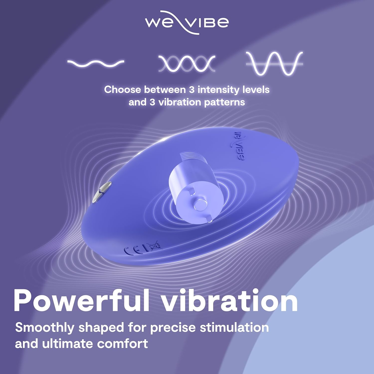 image:imageWeVibe Temp LayOn Vibrator for Women Heating amp Cooling Clitoral Vibrator Temperature Play Adult Sex Toy Powerful Quiet Silicone Clit Stimulator Waterproof Rechargeable Couples Toy BlueBlue