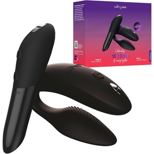 We-Vibe Couples Sex Toy Kit | Vibrator Bullet & C-Shape Clit Sucker | 2X Vibrators | Wearable Sex Toy & Personal Massager | Vibrating Adult Toys for Women | Clitoral Stimulator Dildo & Bullet Vibe
