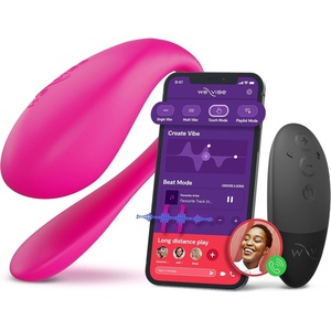 We-Vibe Jive 2 Wearable Panty Vibrator | Egg Vibrator for Women Couples | App & Remote Control G Spot Massager | Discreet Long Distance Adult Sex Toys with 10 Intensity Levels | Waterproof | Pink
