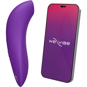 We-Vibe Melt 2 Clitoris Vibrator | Clitoral Stimulator Adult Sex Toys for Women | Clit Sucker Female Personal Massager | App Control Suction Masturbator | 12 Intensities & 6 Sucking Patterns | Purple