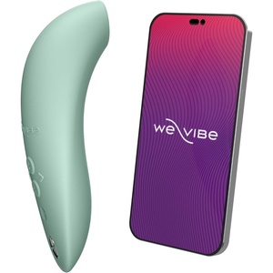 We-Vibe Melt 2 Clitoris Vibrator | Clitoral Stimulator Adult Sex Toys for Women | Clit Sucker Female Personal Massager | App Control Suction Masturbator | 12 Intensities & 6 Sucking Patterns | Sage