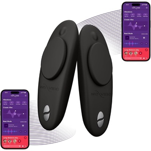 We-Vibe Tease Us Set Moxie + Moxie Wearable Lay On Panty Vibrators | Remote & App Control Vibrating Sex Toys for Couples | Clitoral Stimulators with 10 Intensity Levels | Adult Sexual Pleasure Tools