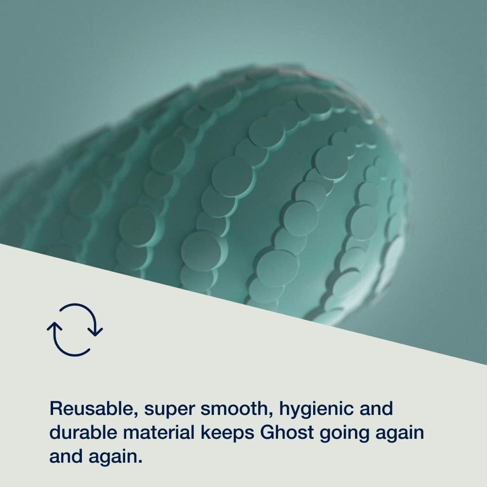 image:imageArcwave Ghost Male Masturbator Adult Toys for Him Resuable Textured Mens Stroker Silicone Penis Sleeve for Men Adult Male Sex Toys for Couples Penis Cup for Sex Doll Oral Stimulation BlueMint