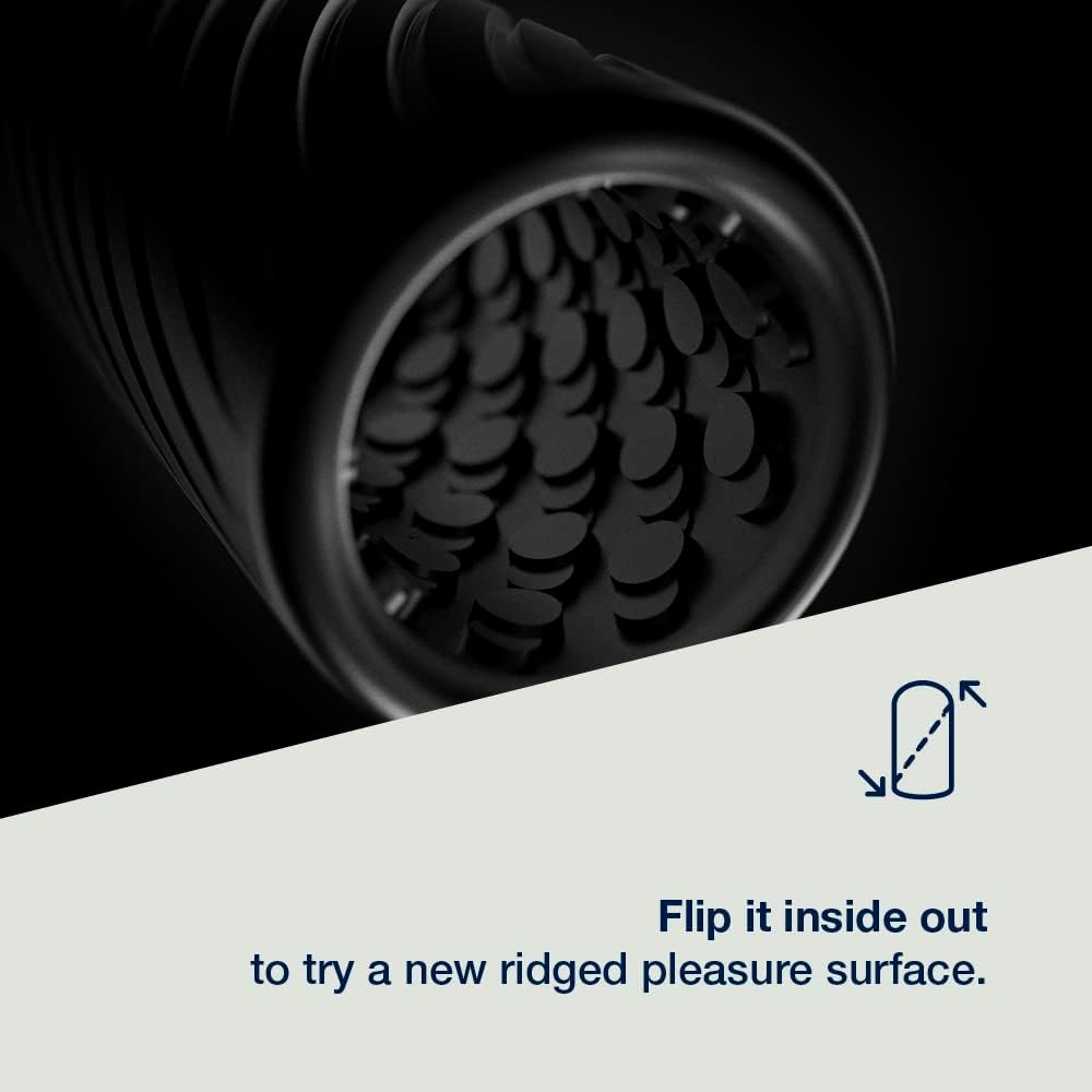 image:imageArcwave Ghost Male Masturbator Adult Toys for Him Resuable Textured Mens Stroker Silicone Penis Sleeve for Men Adult Male Sex Toys for Couples Penis Cup for Sex Doll Oral Stimulation BlueBlack