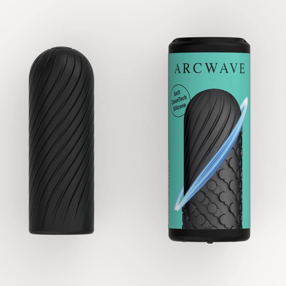 image:imageArcwave Ghost Male Masturbator Adult Toys for Him Resuable Textured Mens Stroker Silicone Penis Sleeve for Men Adult Male Sex Toys for Couples Penis Cup for Sex Doll Oral Stimulation BlueBlack