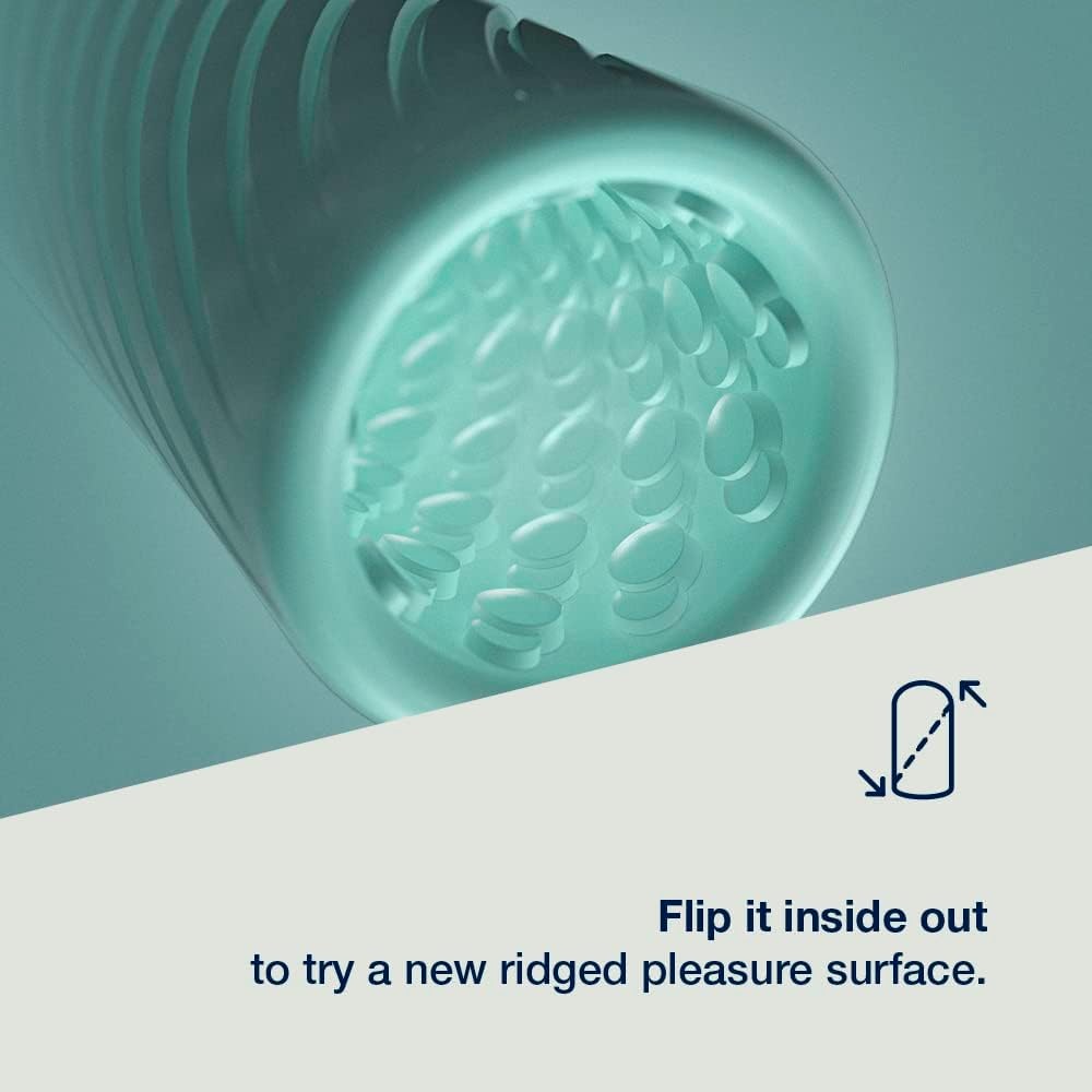 image:imageArcwave Ghost Male Masturbator Adult Toys for Him Resuable Textured Mens Stroker Silicone Penis Sleeve for Men Adult Male Sex Toys for Couples Penis Cup for Sex Doll Oral Stimulation BlueMint