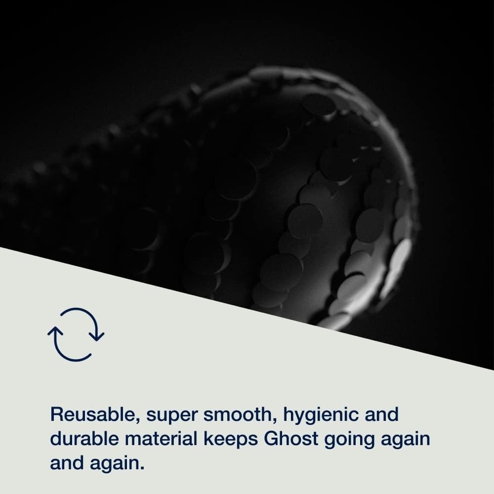 image:imageArcwave Ghost Male Masturbator Adult Toys for Him Resuable Textured Mens Stroker Silicone Penis Sleeve for Men Adult Male Sex Toys for Couples Penis Cup for Sex Doll Oral Stimulation BlueBlack