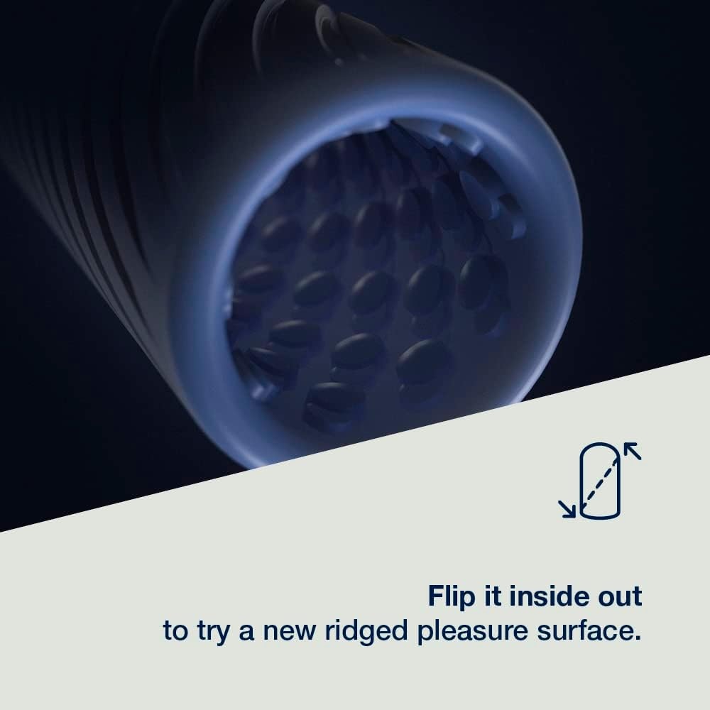 image:imageArcwave Ghost Male Masturbator Adult Toys for Him Resuable Textured Mens Stroker Silicone Penis Sleeve for Men Adult Male Sex Toys for Couples Penis Cup for Sex Doll Oral Stimulation BlueBlue