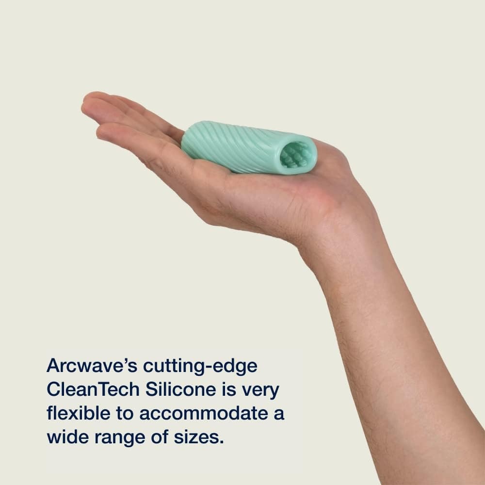 image:imageArcwave Ghost Male Masturbator Adult Toys for Him Resuable Textured Mens Stroker Silicone Penis Sleeve for Men Adult Male Sex Toys for Couples Penis Cup for Sex Doll Oral Stimulation BlueMint