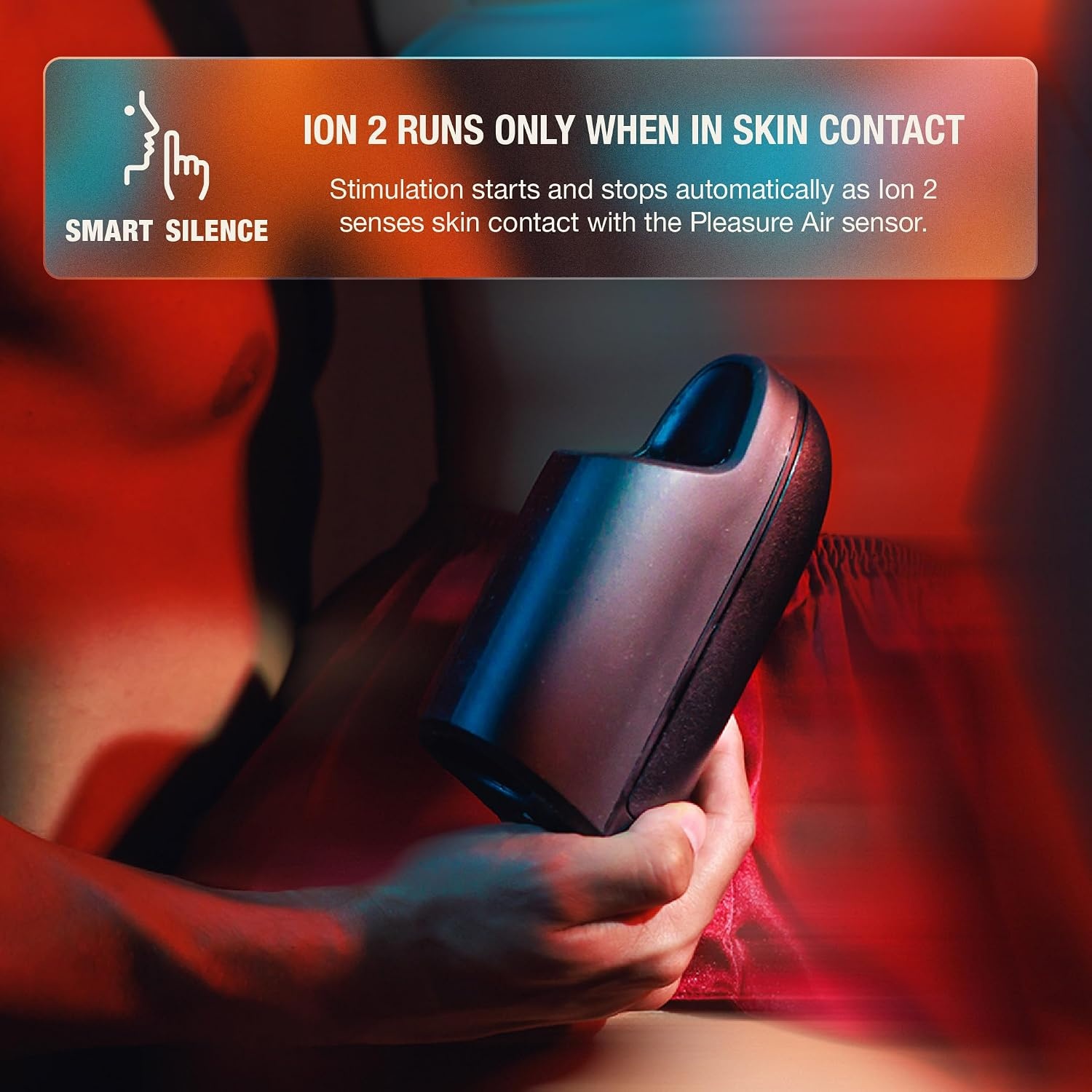 image:imageArcwave Ion 2 Male Masturbator Pleasure Air Penis Stimulator Smart Silence Penis Stroker Silicone Sex Toy for Men HandsFree Auto Pilot Modes Waterproof amp Easy Clean Compact Adult Toy for Him