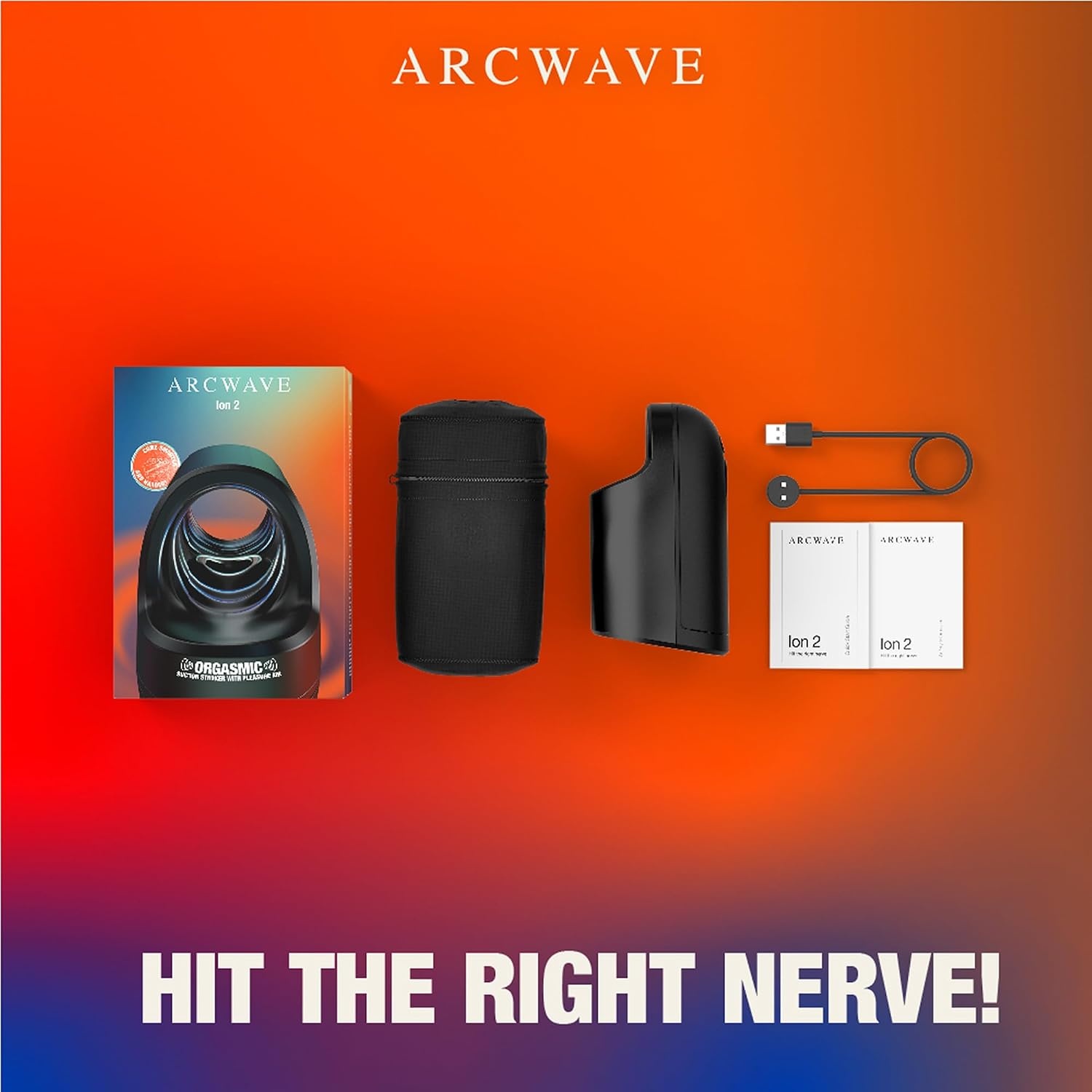 image:imageArcwave Ion 2 Male Masturbator Pleasure Air Penis Stimulator Smart Silence Penis Stroker Silicone Sex Toy for Men HandsFree Auto Pilot Modes Waterproof amp Easy Clean Compact Adult Toy for Him