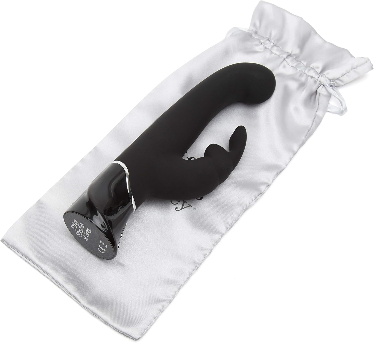 image:imageFifty Shades of Grey Greedy Girl Rabbit Vibrator 55 Inch Silicone G Spot Vibrator for Women Vibrating Dildo Dual Stimulation Adult Sex Toy Waterproof Personal Massager Gifts for Women Black