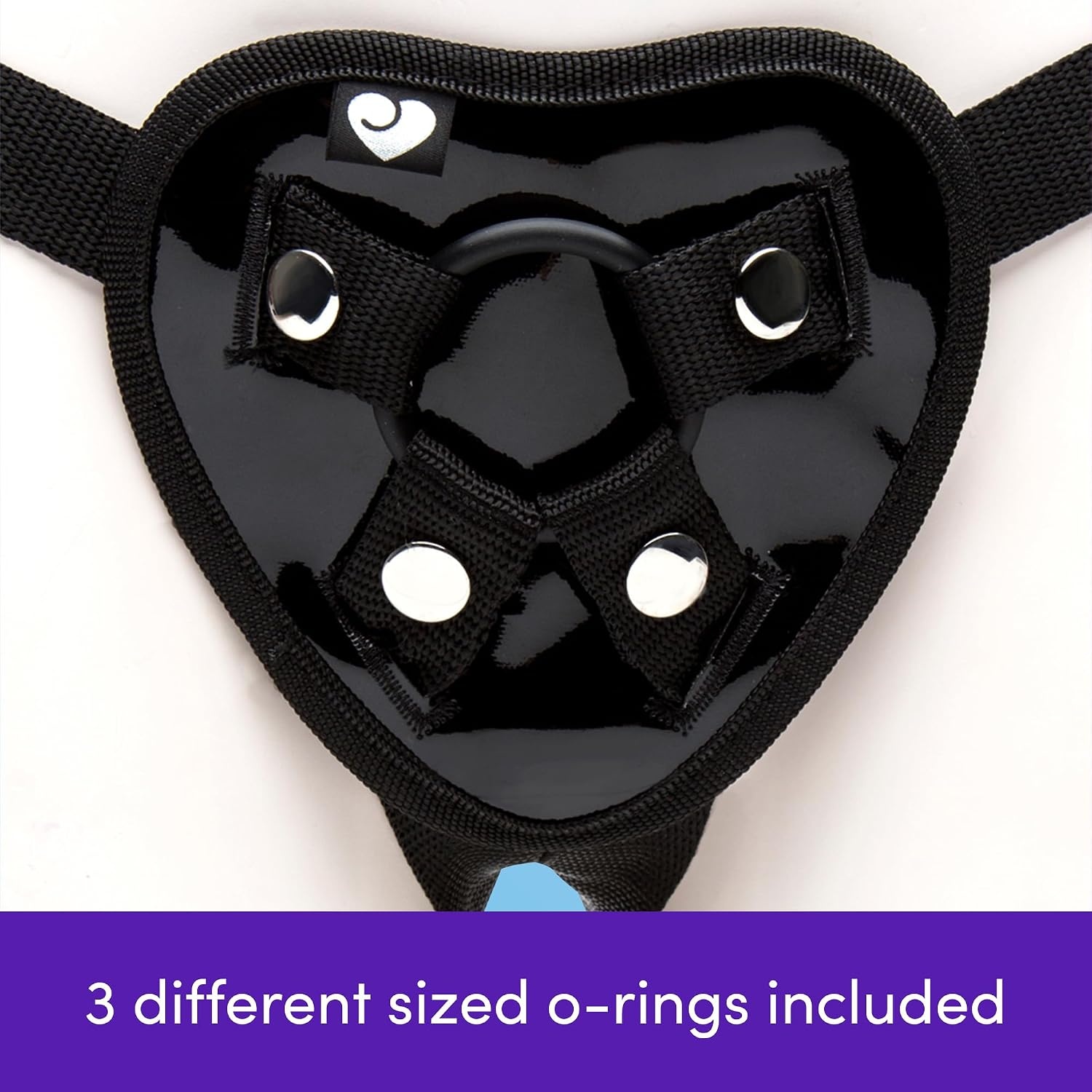 image:imageLovehoney Beginners Unisex Strap On Dildo amp Harness Kit 5 Inch Silicone Strap On for Pegging Play Adjustable Harness Set with 3 ORings Anal Dildo Adult Sex Toy Couples Gift Black