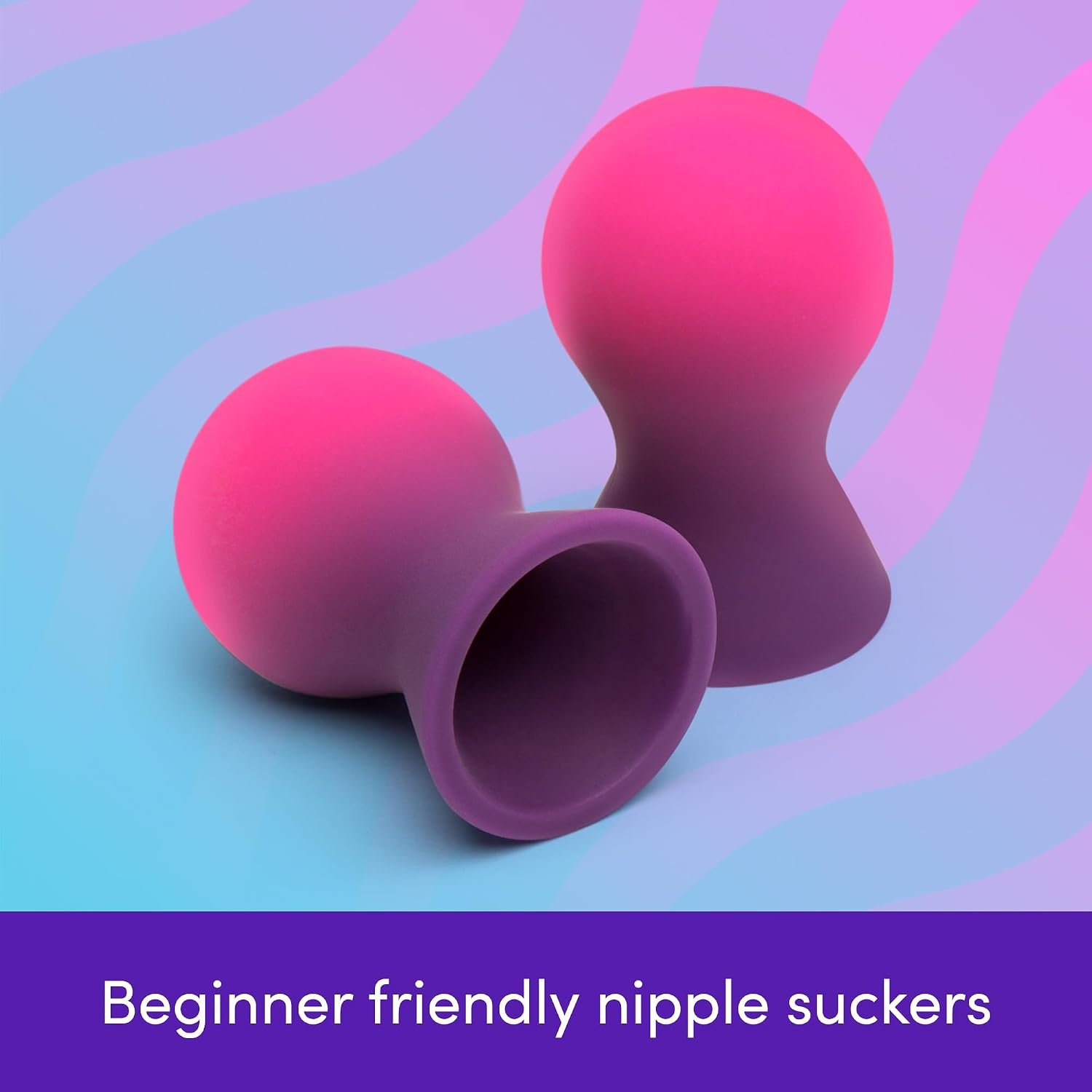 image:imageLovehoney Color Changing Nipple Suckers Silicone Nipple Sucking Toys BDSM Beginner Sex Toy Gifts for Women Vacuum Cupping Breast Stimulation Suction Cups Couples Adult Sex GamesColor Changing