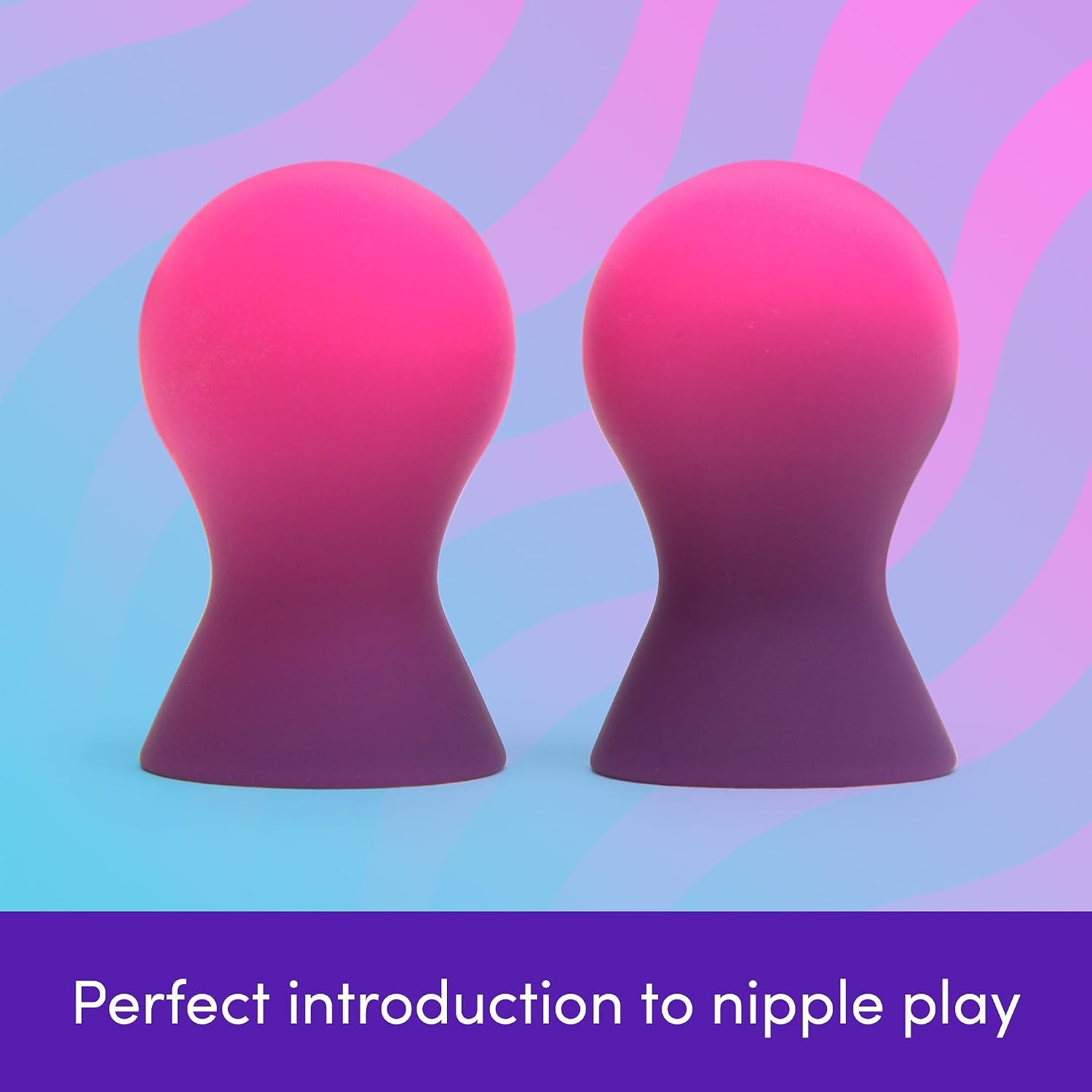 image:imageLovehoney Color Changing Nipple Suckers Silicone Nipple Sucking Toys BDSM Beginner Sex Toy Gifts for Women Vacuum Cupping Breast Stimulation Suction Cups Couples Adult Sex GamesColor Changing