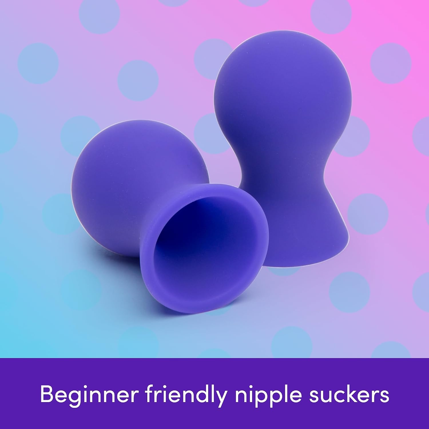 image:imageLovehoney Color Changing Nipple Suckers Silicone Nipple Sucking Toys BDSM Beginner Sex Toy Gifts for Women Vacuum Cupping Breast Stimulation Suction Cups Couples Adult Sex GamesPurple