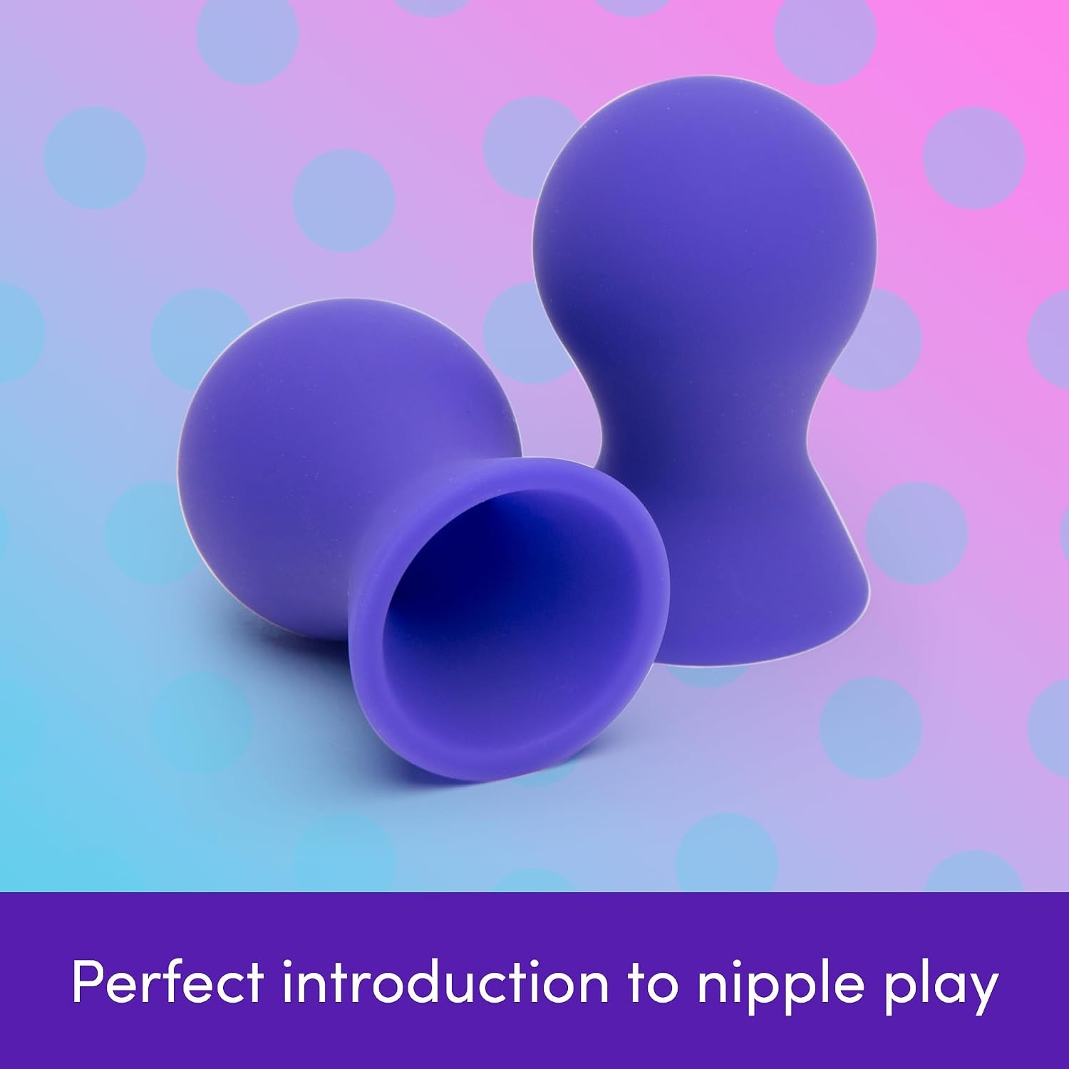 image:imageLovehoney Color Changing Nipple Suckers Silicone Nipple Sucking Toys BDSM Beginner Sex Toy Gifts for Women Vacuum Cupping Breast Stimulation Suction Cups Couples Adult Sex GamesPurple