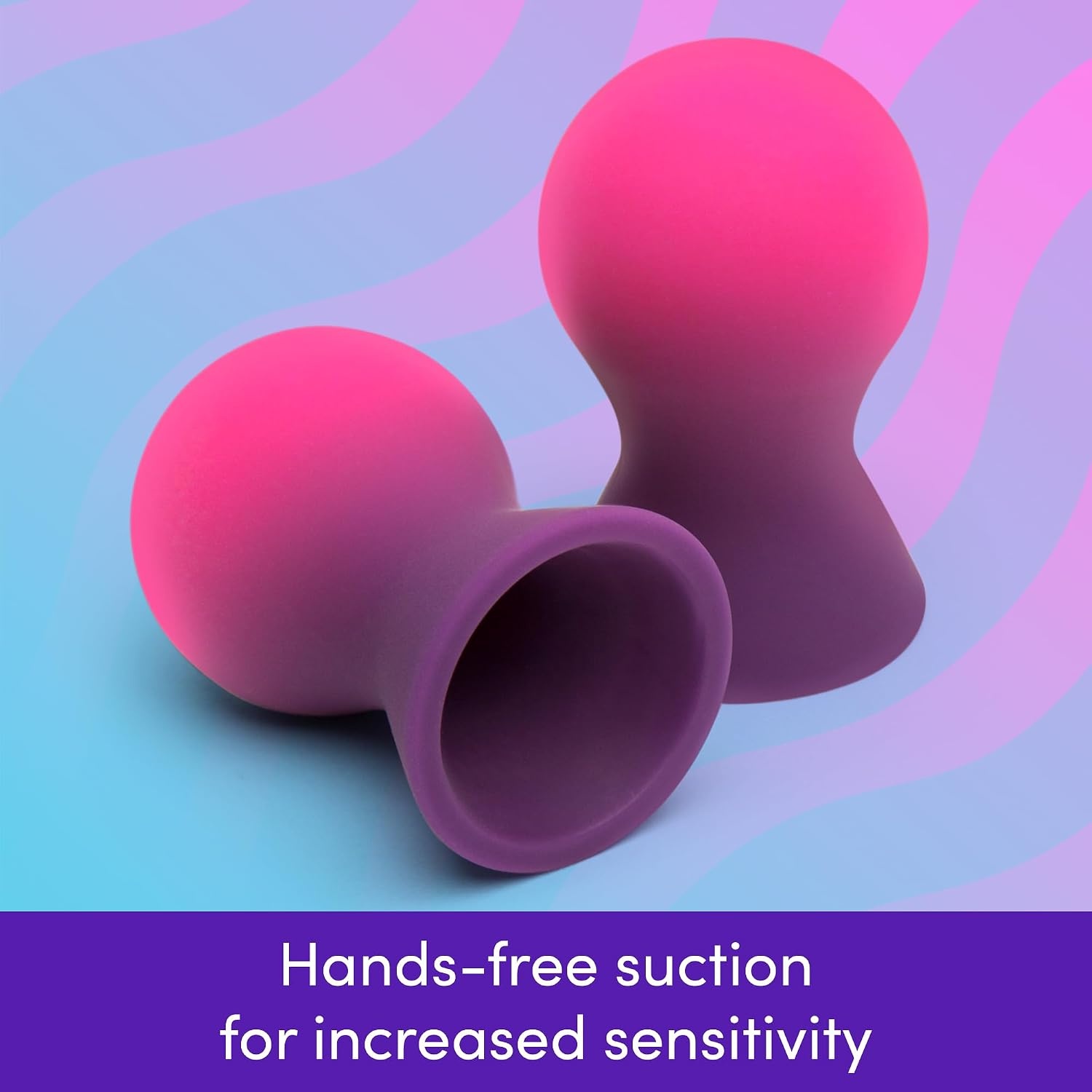 image:imageLovehoney Color Changing Nipple Suckers Silicone Nipple Sucking Toys BDSM Beginner Sex Toy Gifts for Women Vacuum Cupping Breast Stimulation Suction Cups Couples Adult Sex GamesColor Changing
