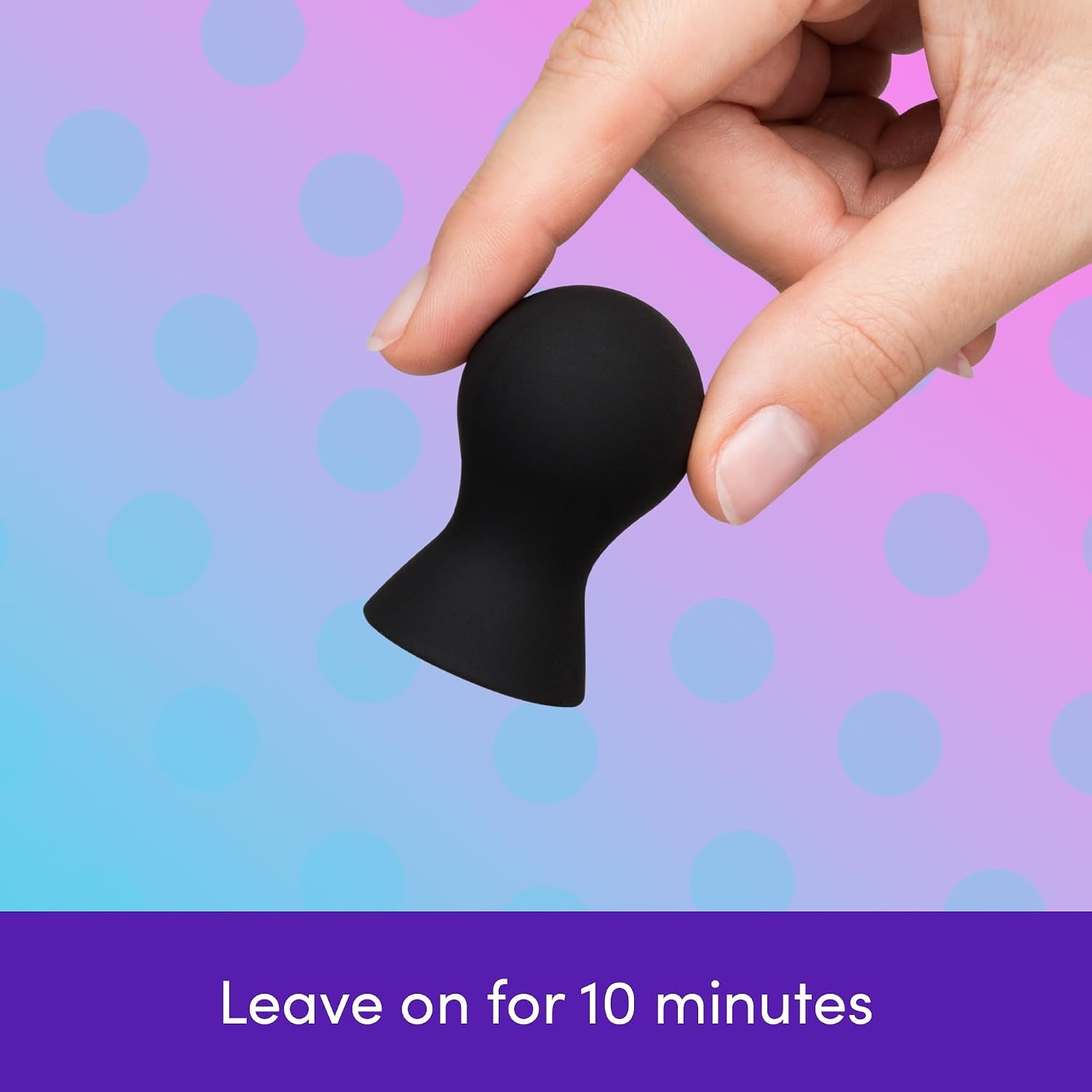 image:imageLovehoney Color Changing Nipple Suckers Silicone Nipple Sucking Toys BDSM Beginner Sex Toy Gifts for Women Vacuum Cupping Breast Stimulation Suction Cups Couples Adult Sex GamesBlack