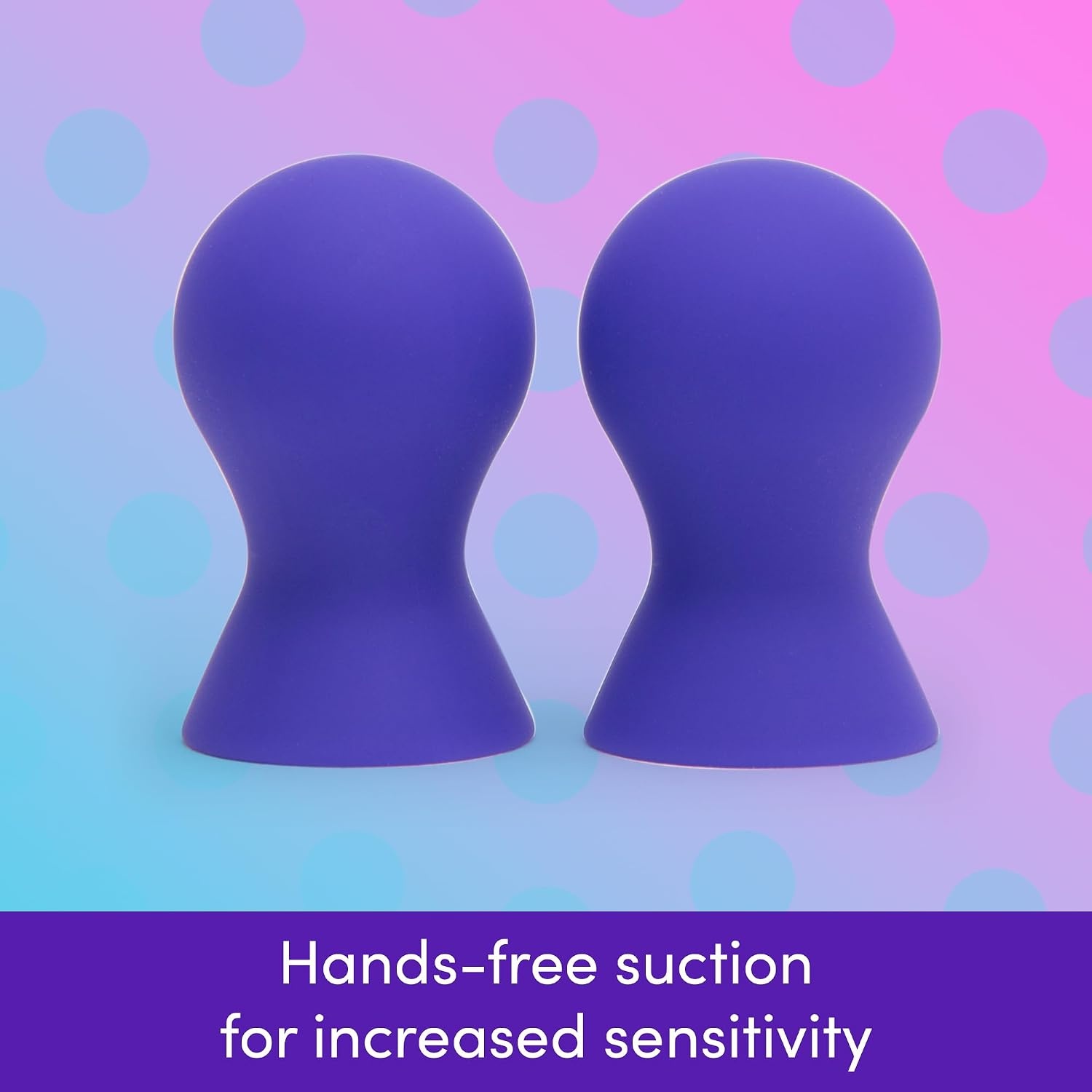 image:imageLovehoney Color Changing Nipple Suckers Silicone Nipple Sucking Toys BDSM Beginner Sex Toy Gifts for Women Vacuum Cupping Breast Stimulation Suction Cups Couples Adult Sex GamesPurple