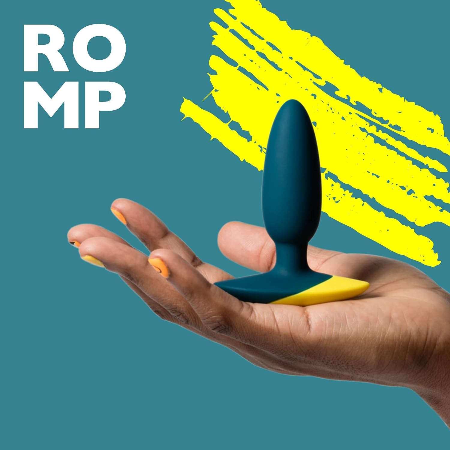 image:imageROMP Bass Vibrating Butt Plug Silicone Anal Plug for Men Women amp Couples 6 Vibration Modes Prostate Massager Waterproof Adult Toy 4 InchDark Green