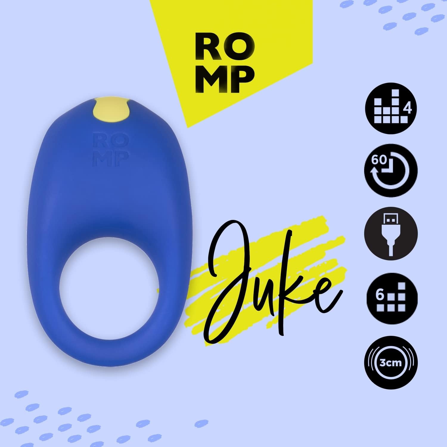 image:imageROMP Beat Bullet Vibrator Sex Toy Adult Sex Toys for Women Men amp Couples Powerful Clitoris Stimulator 6 Intensity Levels Pleasure Tools for Stimulation Couples Vibrator Gifts for WomenPleasure Kit