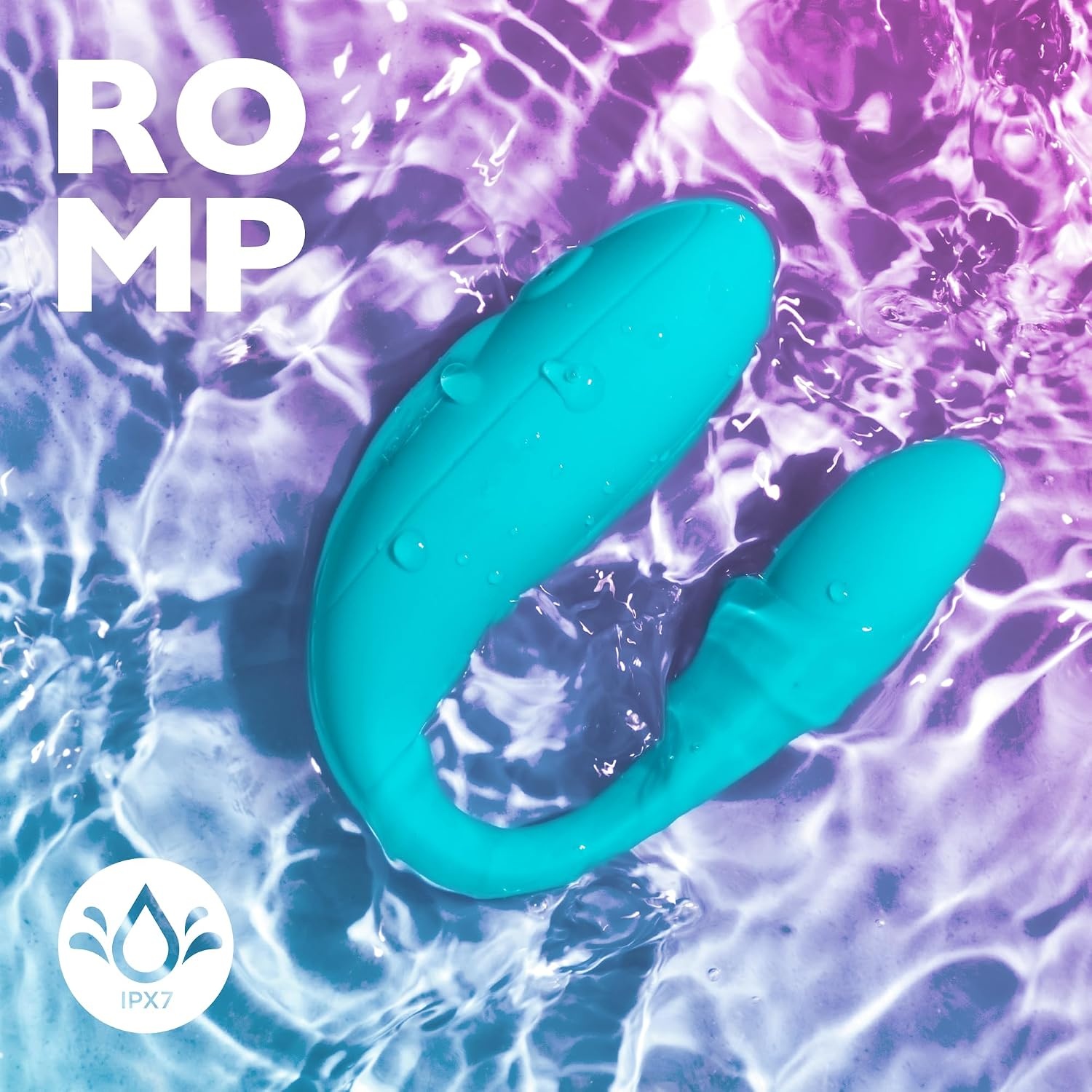 image:imageROMP Join Teal CShaped Couples Vibrator amp WeVibe Tango X Blue Powerful Mini Massager Vibrator Couples Sex Toys Bundle