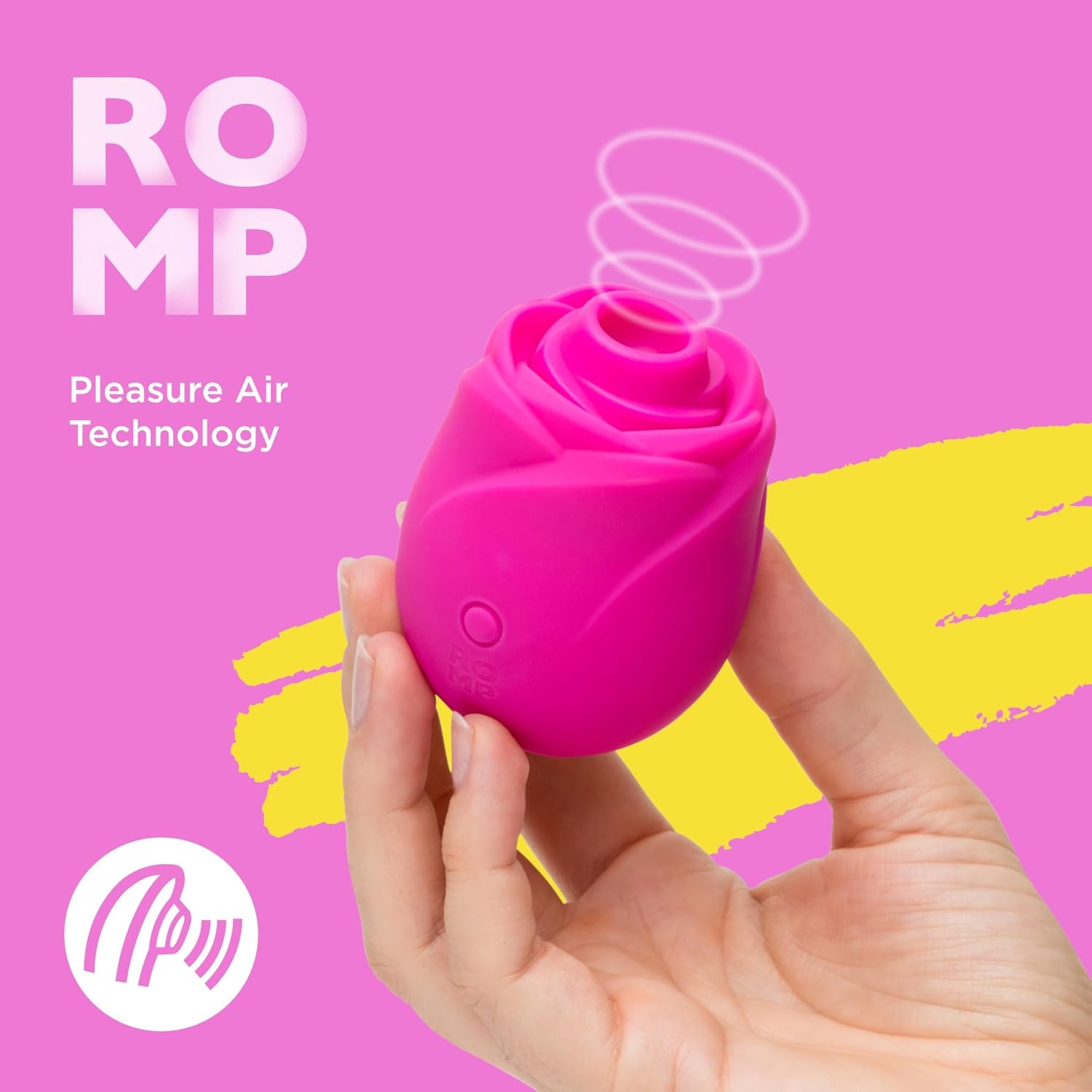 image:imageROMP Rose Clitoral Sucking Vibrator for Women Rose Toy Clit Stimulator with 6 Vibration Modes Suction Adult Toy Waterproof Rechargeable Sex Toy for Female Stimulation amp Pleasure