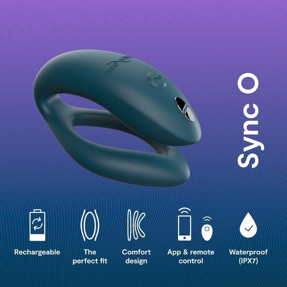 image:imageWeVibe Sync O Couples Vibrator Wearable Remote Control Vibrating Adult Toys 10 Vibrations App Controlled G Spot amp Clitoral Stimulator Vibrators for Women Personal Massager Sex Toy GreenVelvet Green