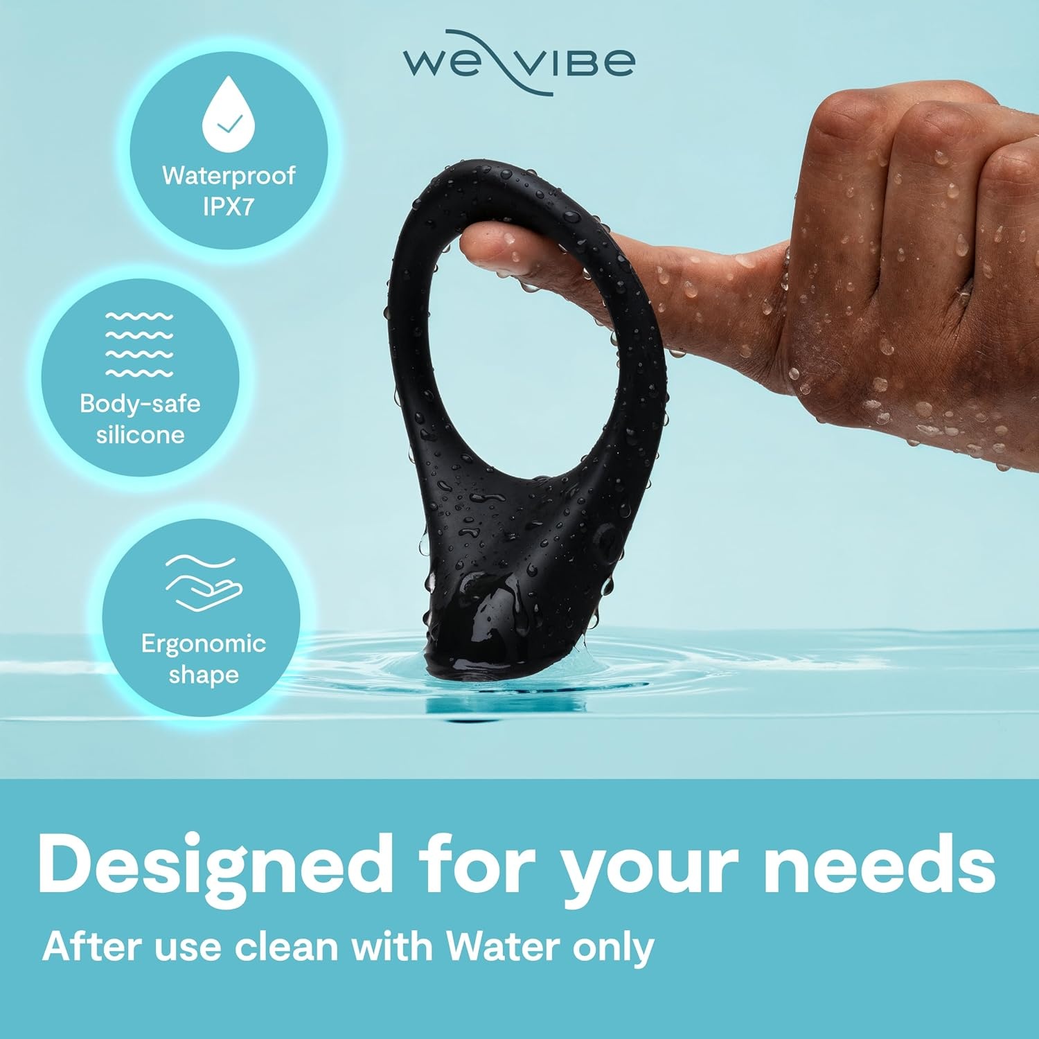 image:imageWeVibe Verge 2 Vibrating Cock Ring Adult Toy Mens Perineum Vibrators App Control Penis Ring with 10 Vibrations Male Vibrator Silicone Games amp Gifts Wearable Adult Sex Toys for Men amp Couples