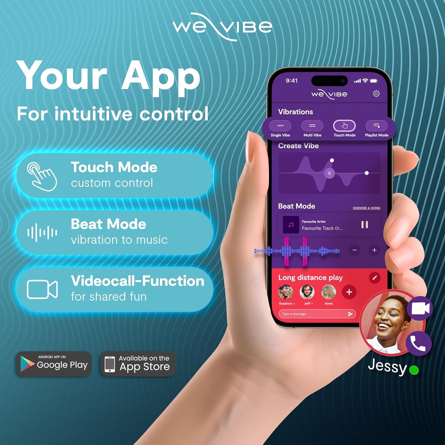 image:imageWeVibe Verge 2 Vibrating Cock Ring Adult Toy Mens Perineum Vibrators App Control Penis Ring with 10 Vibrations Male Vibrator Silicone Games amp Gifts Wearable Adult Sex Toys for Men amp Couples