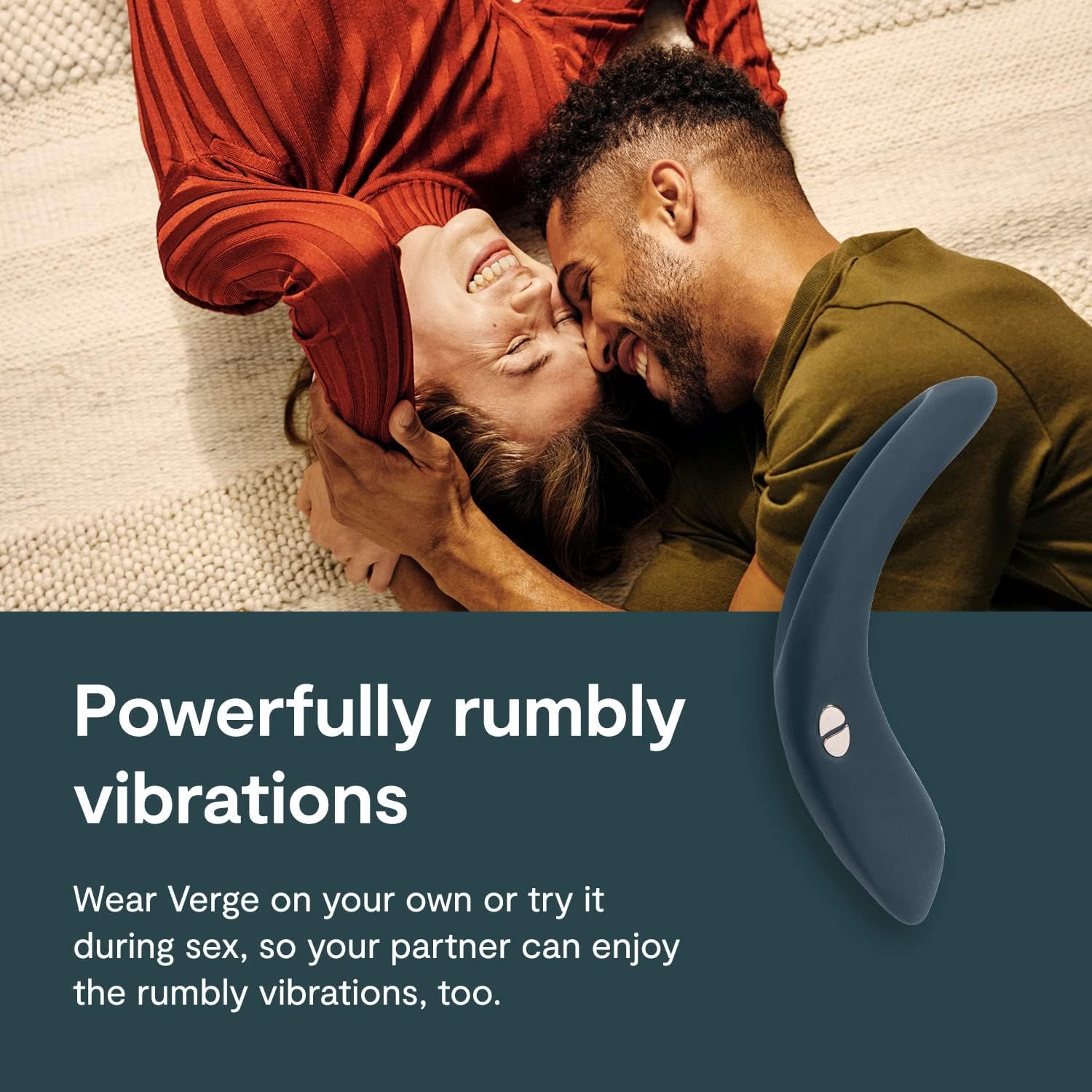 image:imageWeVibe Verge Vibrating Cock Ring Adult Toy Mens Perineum Vibrators App Control Penis Ring with 10 Vibrations Male Vibrator Silicone Games amp Gifts Wearable Adult Sex Toys for Men amp Couples