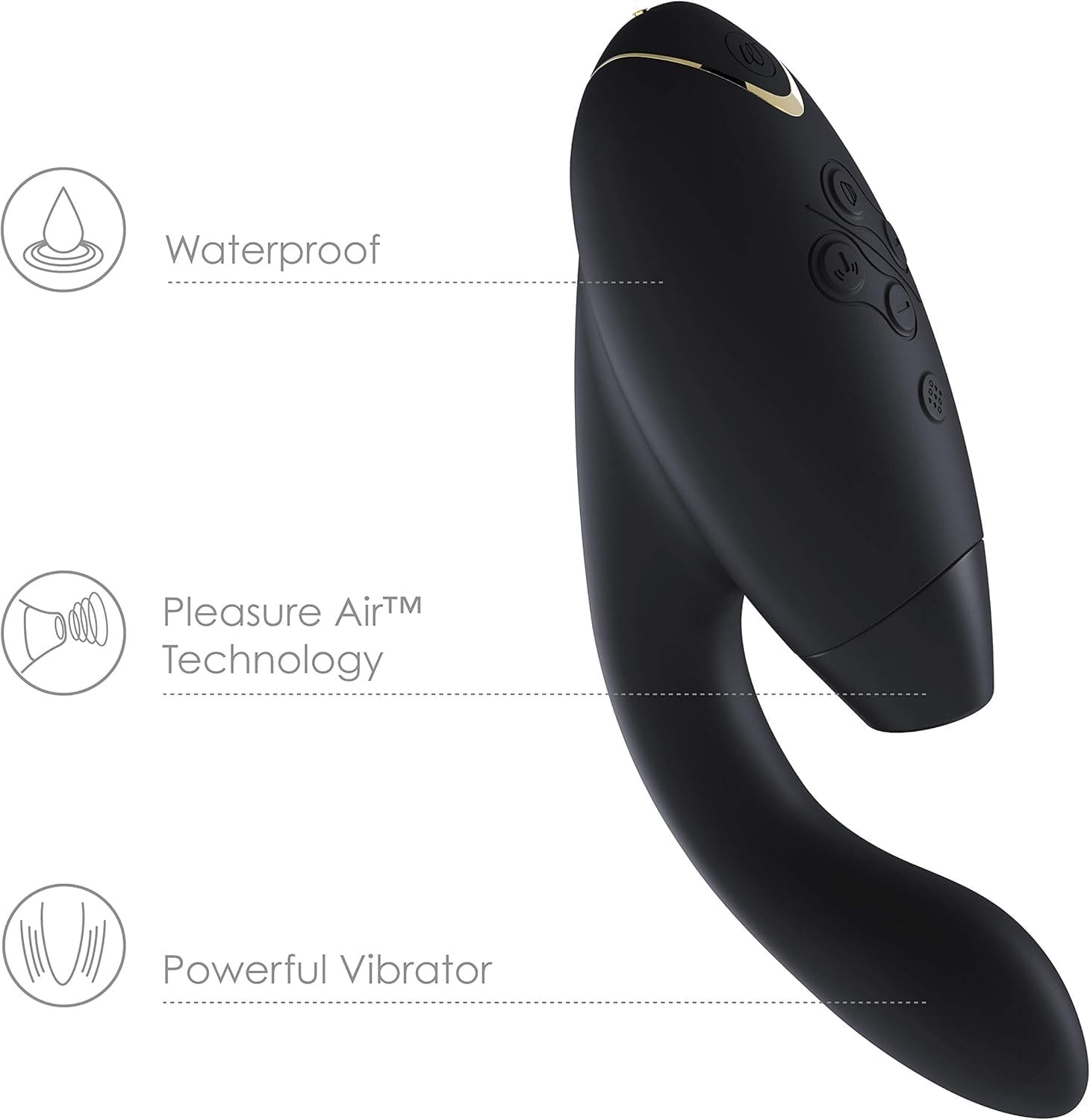 image:imageWomanizer InsideOut Clitoral Sucking Vibrator for Women Vibrating Sex Toy for Clit and Gspot Stimulation Rabbit Vibrator with 12 Intensity Levels Waterproof Woman Adult Sex Toy PurpleBlack