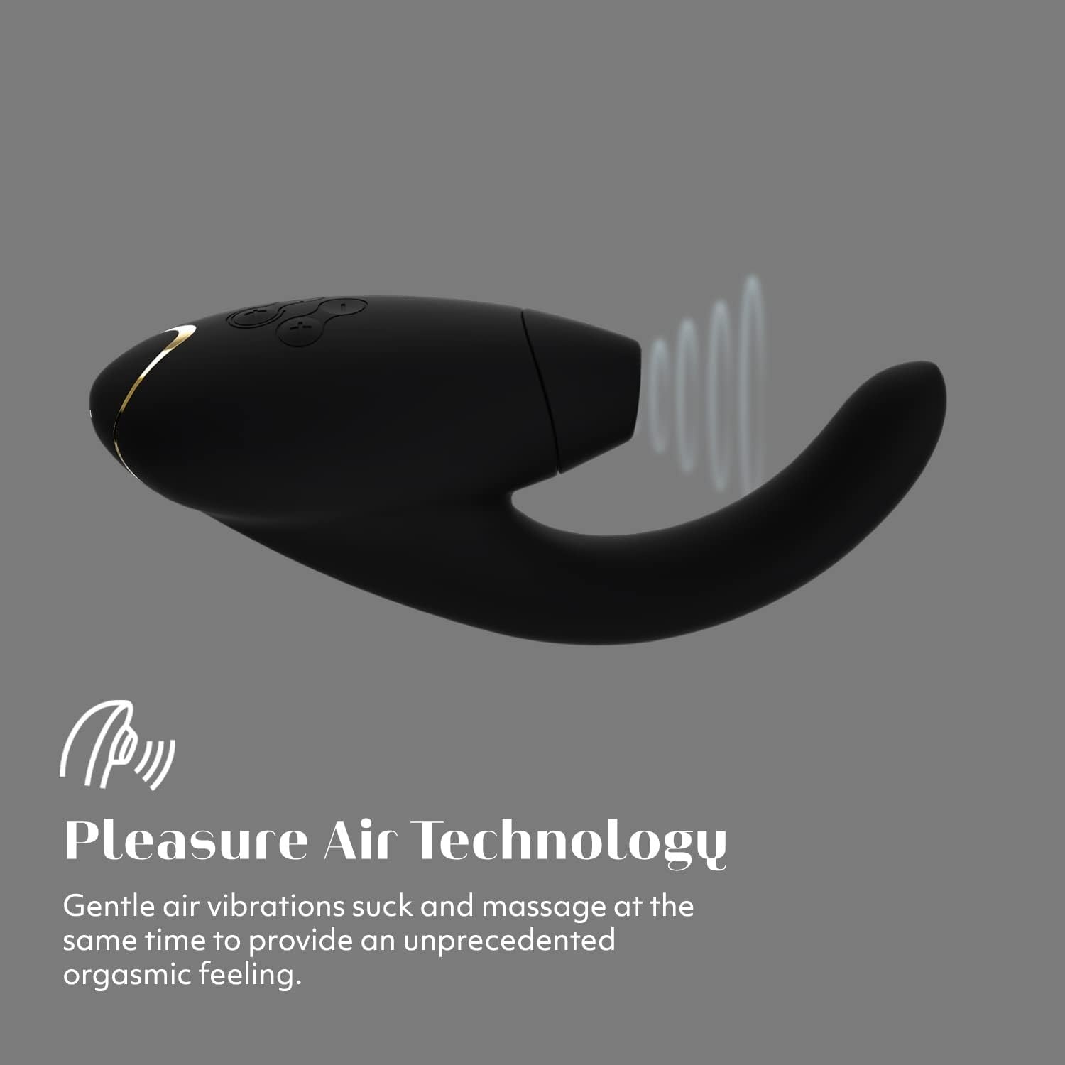 image:imageWomanizer InsideOut Clitoral Sucking Vibrator for Women Vibrating Sex Toy for Clit and Gspot Stimulation Rabbit Vibrator with 12 Intensity Levels Waterproof Woman Adult Sex Toy PurpleBlack