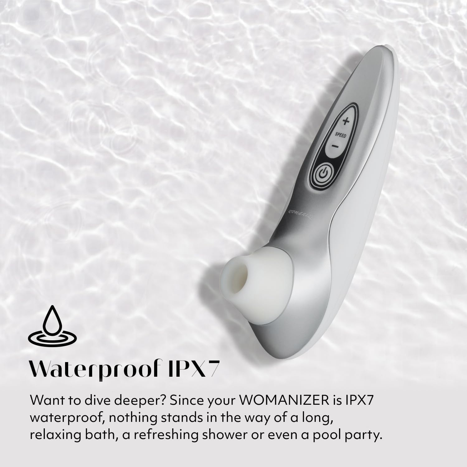 image:imageWomanizer Pro40 Clitoris Vibrator Sex Toy Clit Stimulator with 6 Suction Speeds Vibrating Dildo Adult Toys for Women Clit Sucker Sexual Pleasure Tools for Women Personal Massager Rose GoldWhite