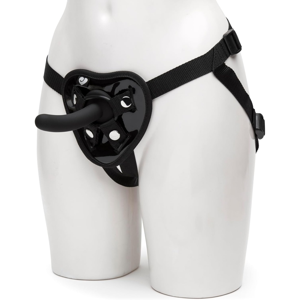 image:imageLovehoney Beginners Unisex Strap On Dildo amp Harness Kit 5 Inch Silicone Strap On for Pegging Play Adjustable Harness Set with 3 ORings Anal Dildo Adult Sex Toy Couples Gift Black