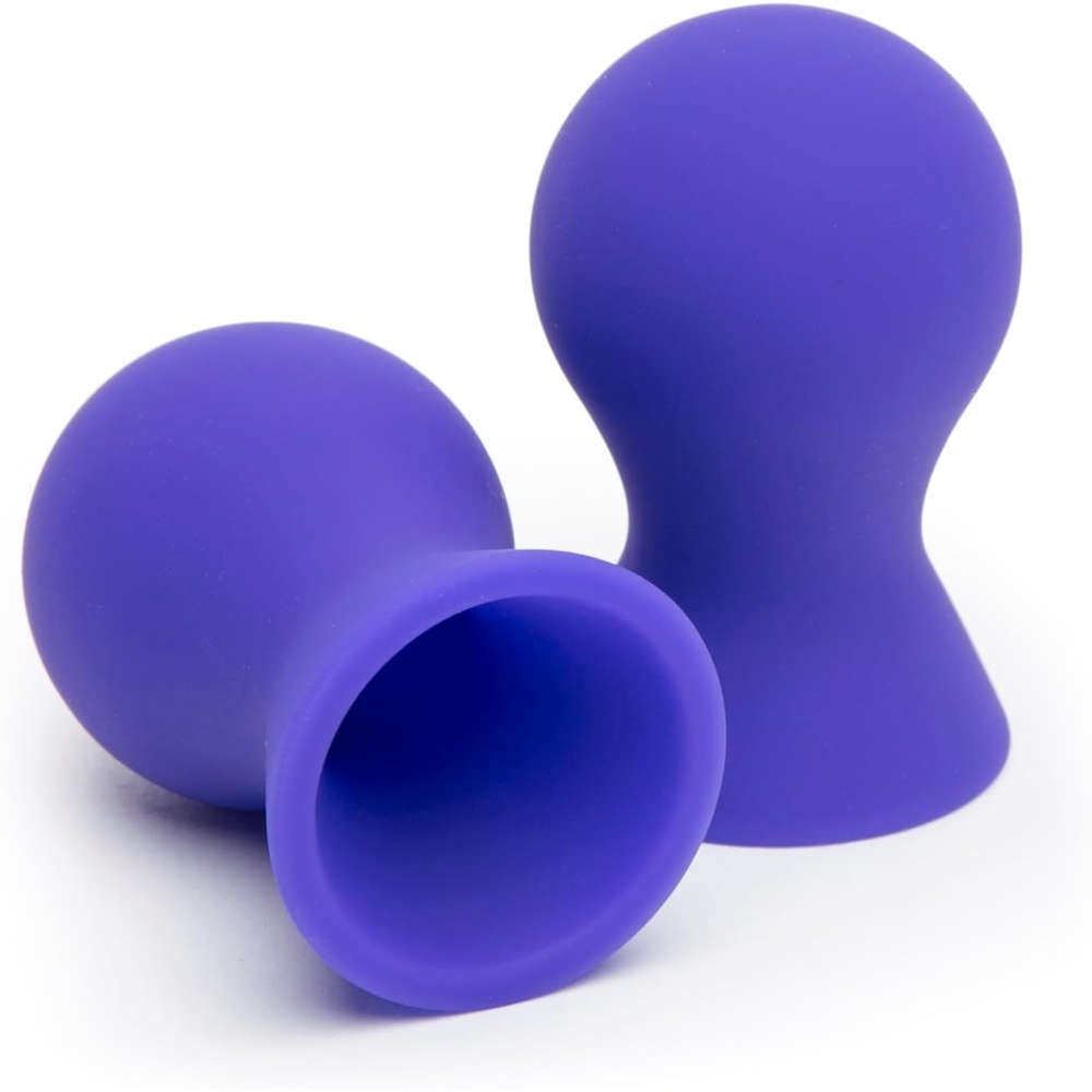 image:imageLovehoney Color Changing Nipple Suckers Silicone Nipple Sucking Toys BDSM Beginner Sex Toy Gifts for Women Vacuum Cupping Breast Stimulation Suction Cups Couples Adult Sex GamesPurple