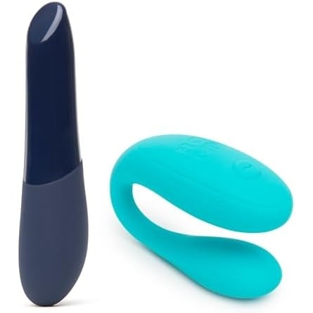 image:imageROMP Join Teal CShaped Couples Vibrator amp WeVibe Tango X Blue Powerful Mini Massager Vibrator Couples Sex Toys Bundle